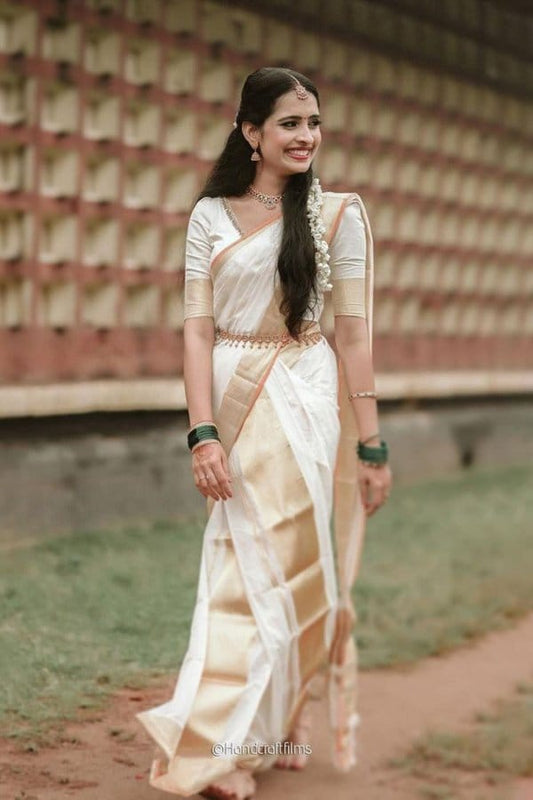 The Timeless Elegance of Kasavu Sarees - Kerala’s Pride