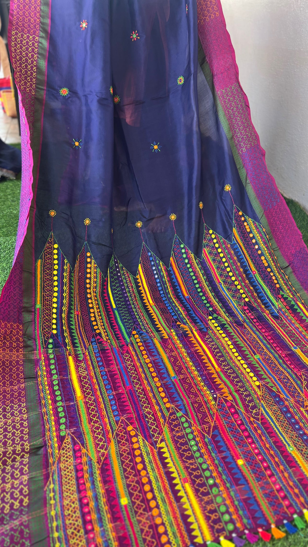 Molkalmuru silk lambani saree