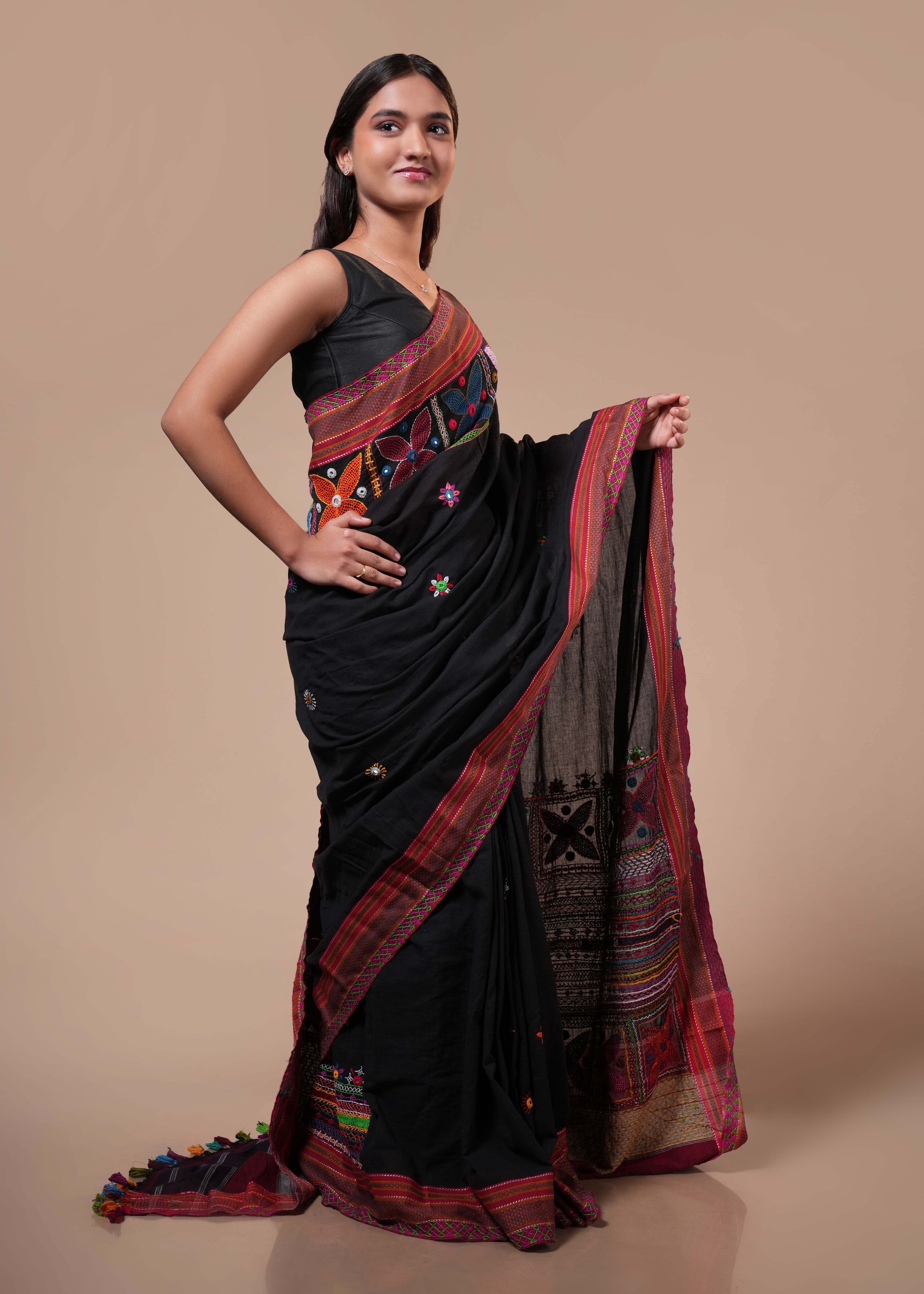Ilkal cotton lambani saree