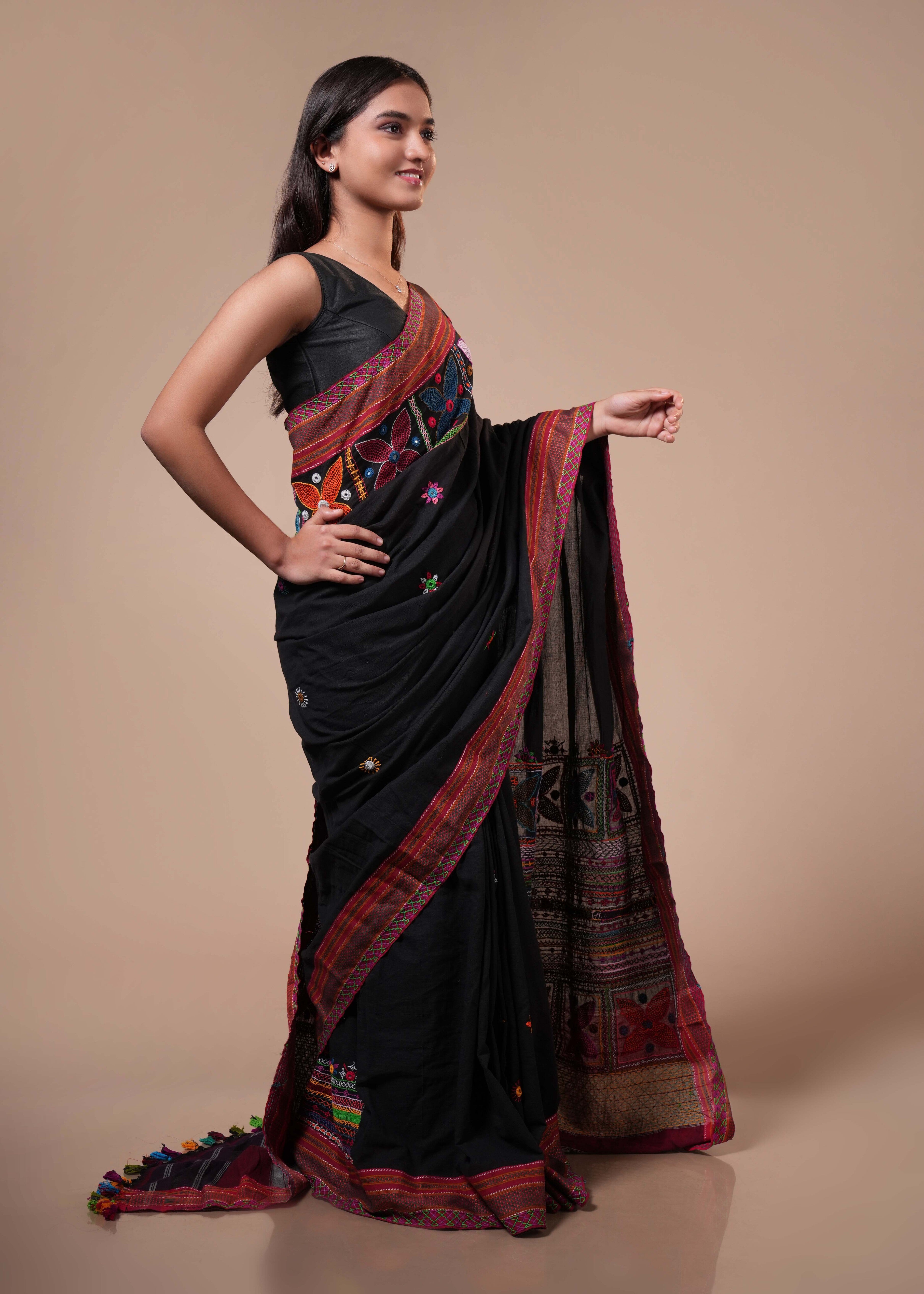 Ilkal cotton lambani saree
