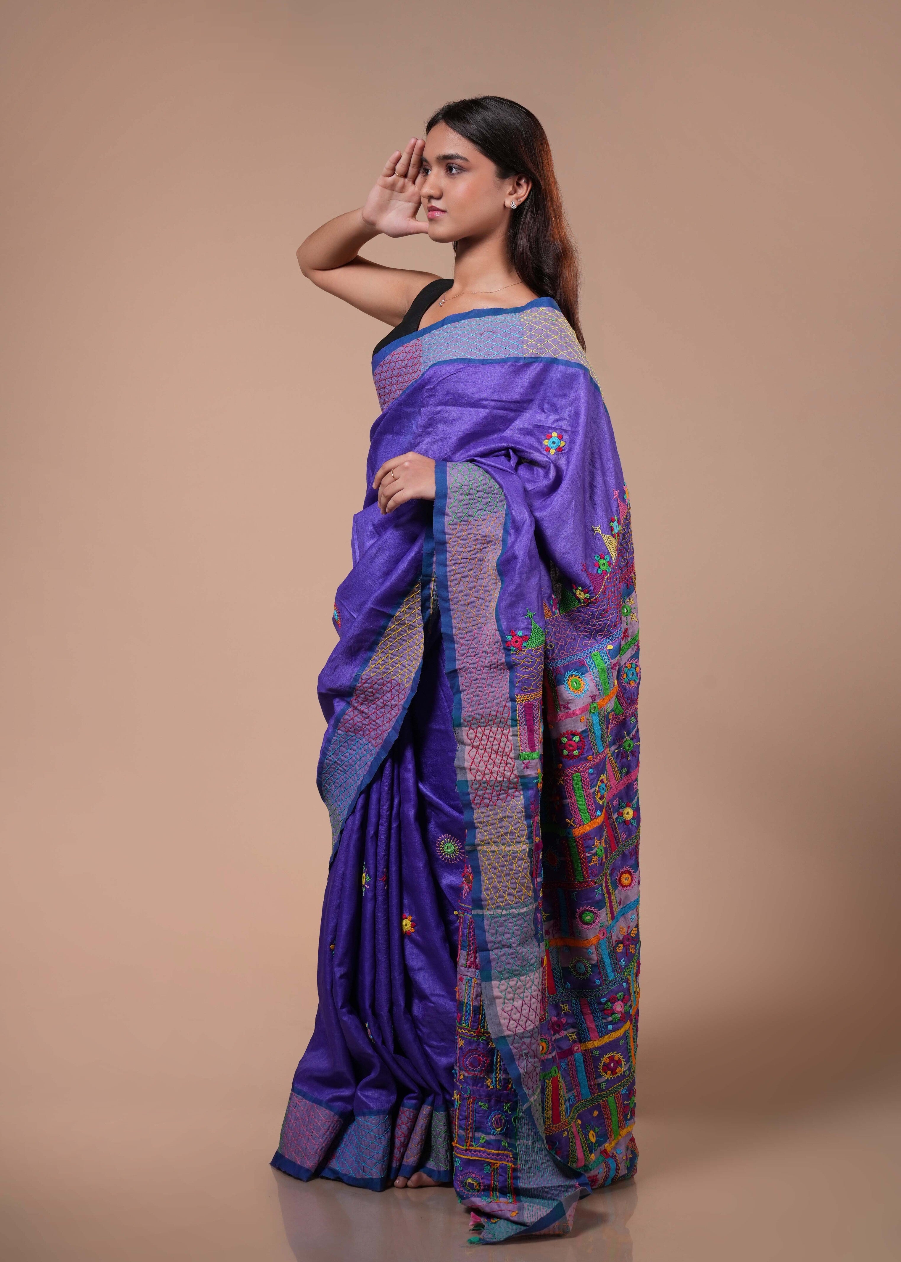 Ilkal cotton lambani saree