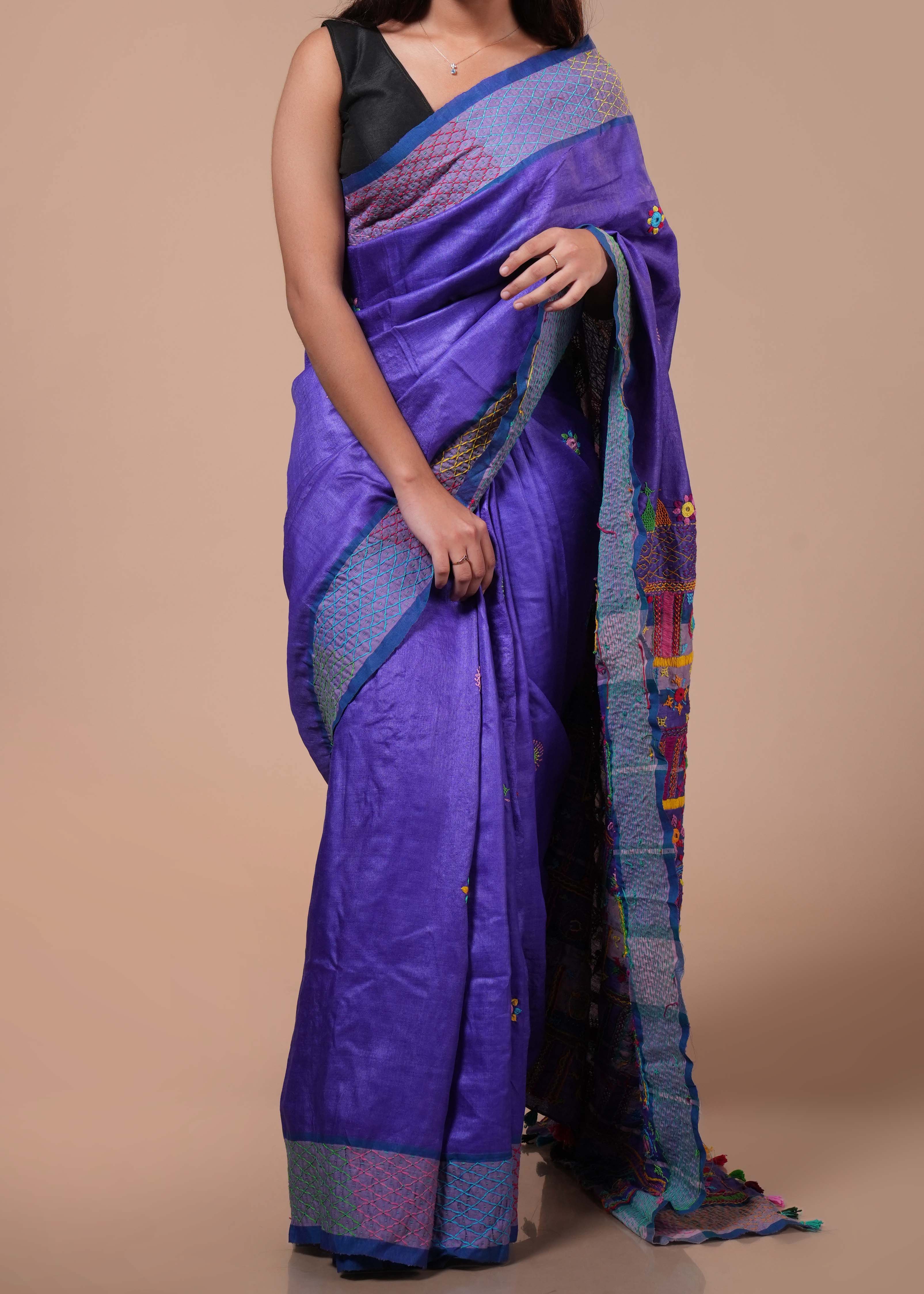 Ilkal cotton lambani saree