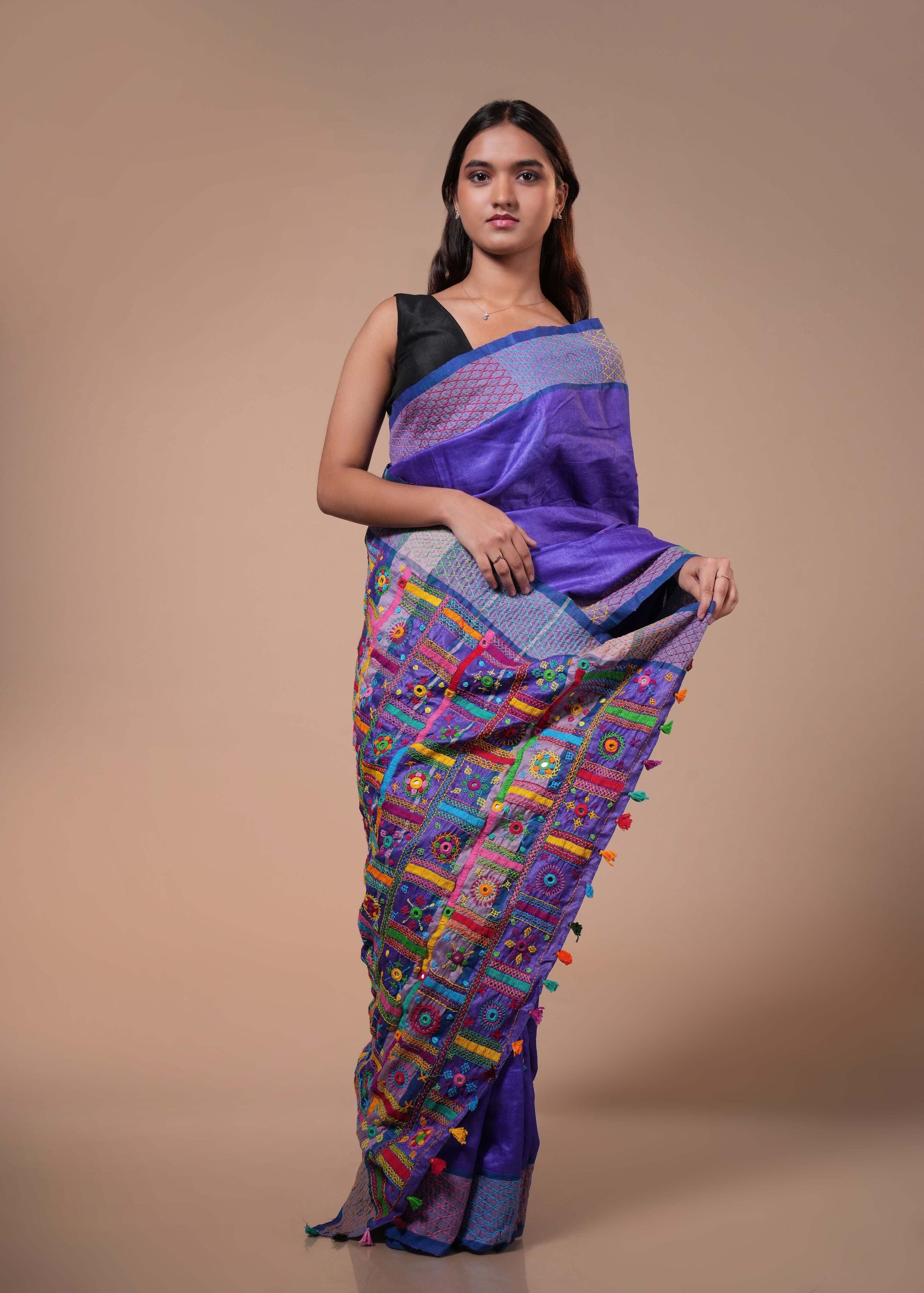 Ilkal cotton lambani saree