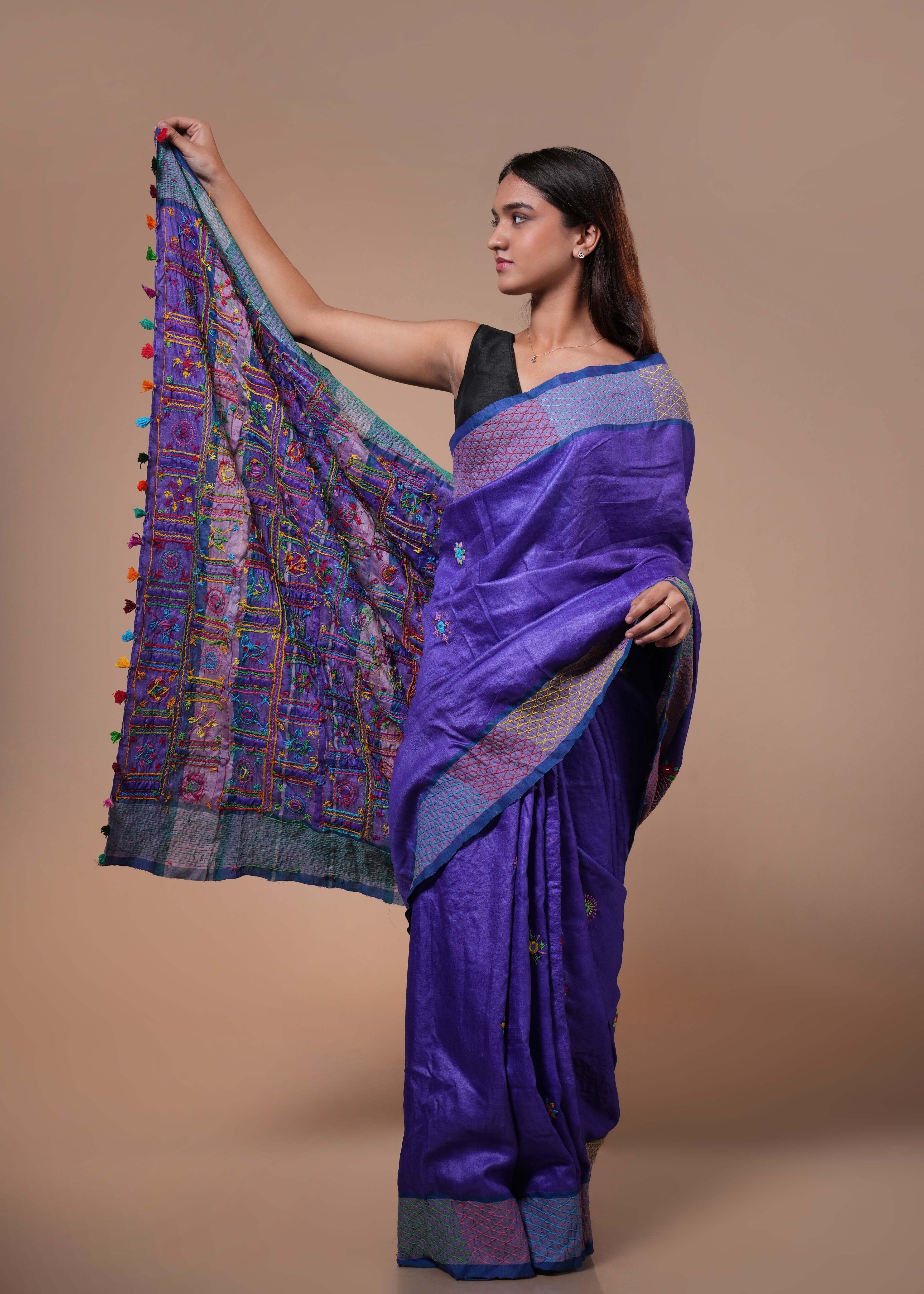 Ilkal cotton lambani saree