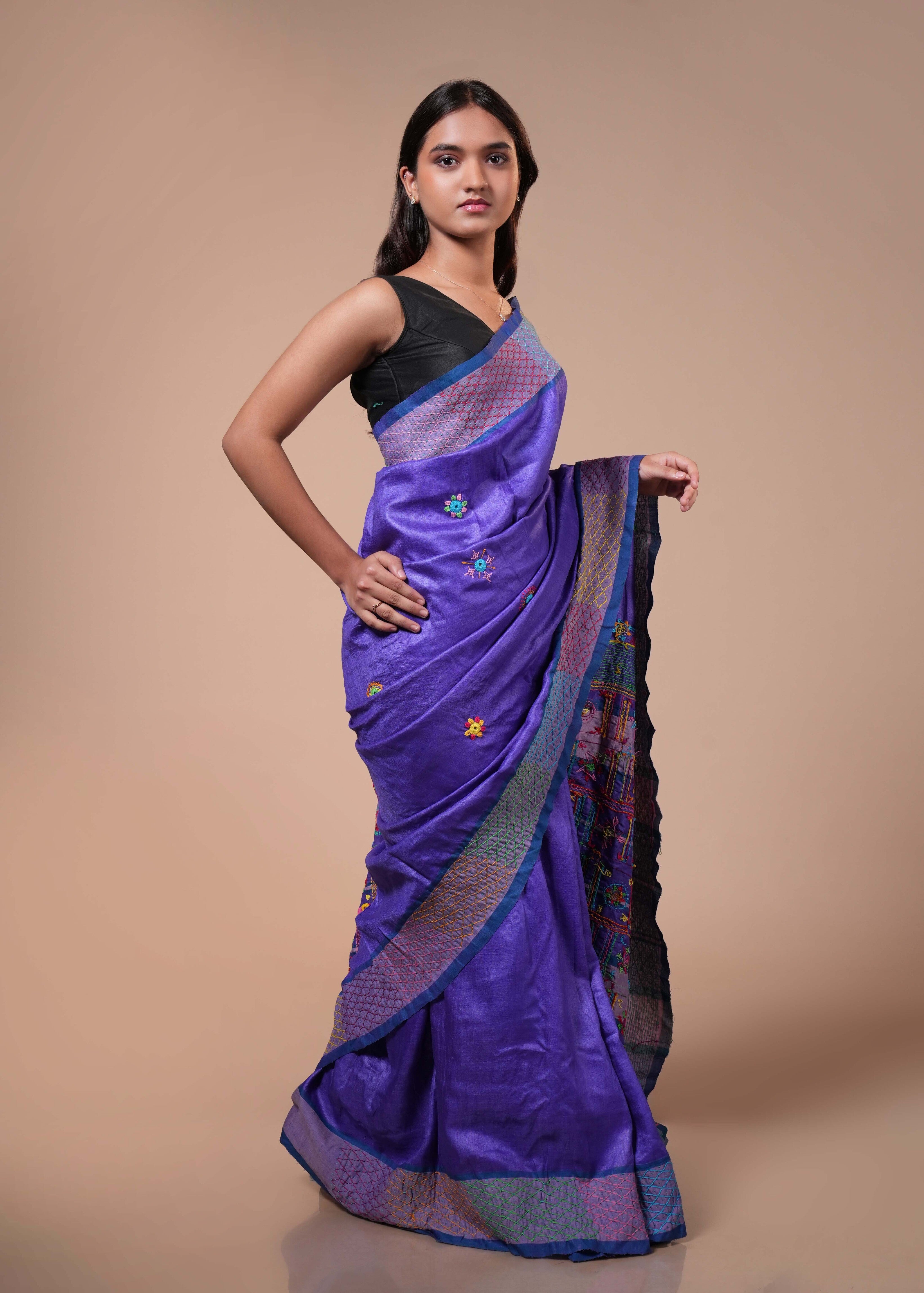 Ilkal cotton lambani saree