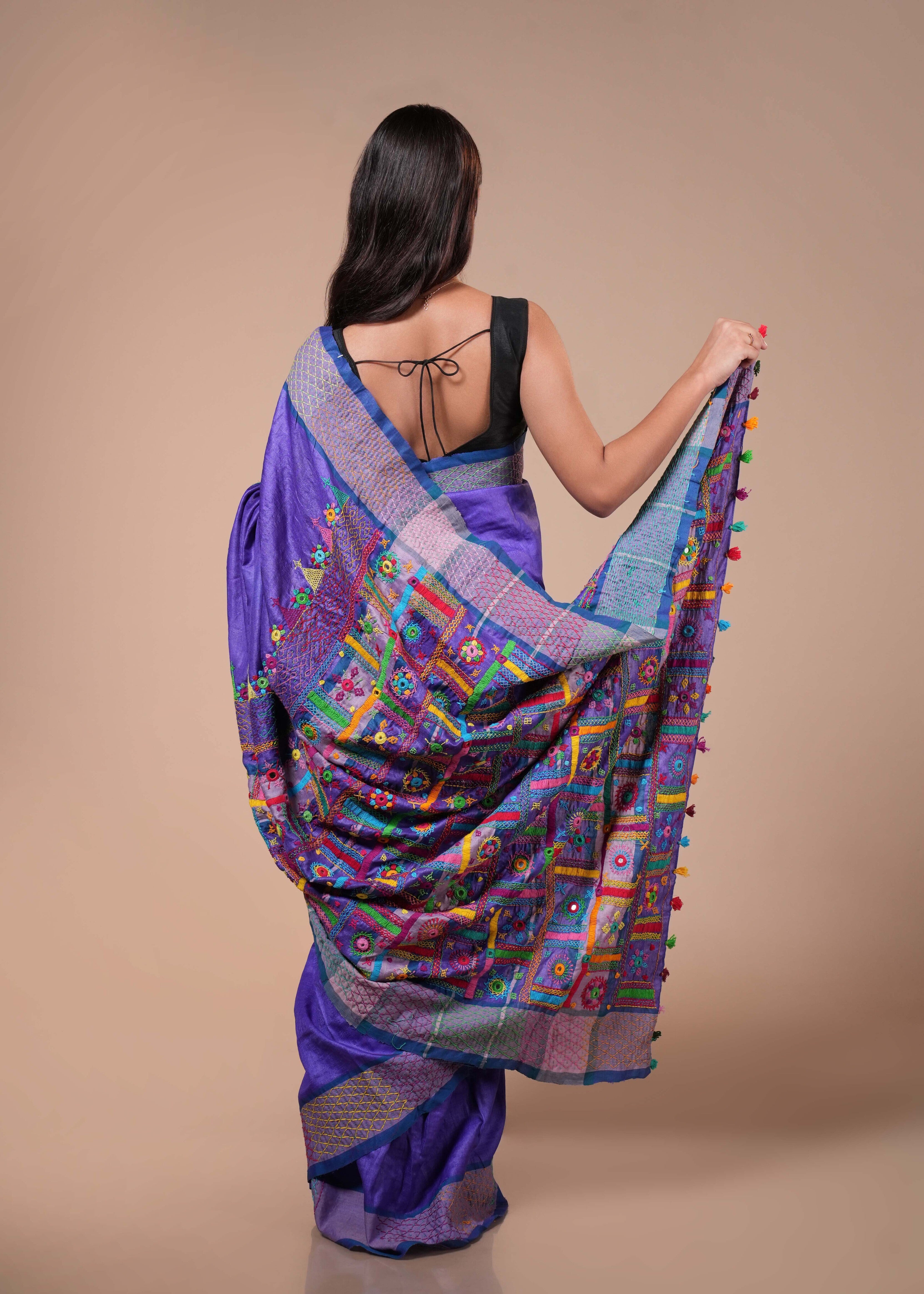 Ilkal cotton lambani saree