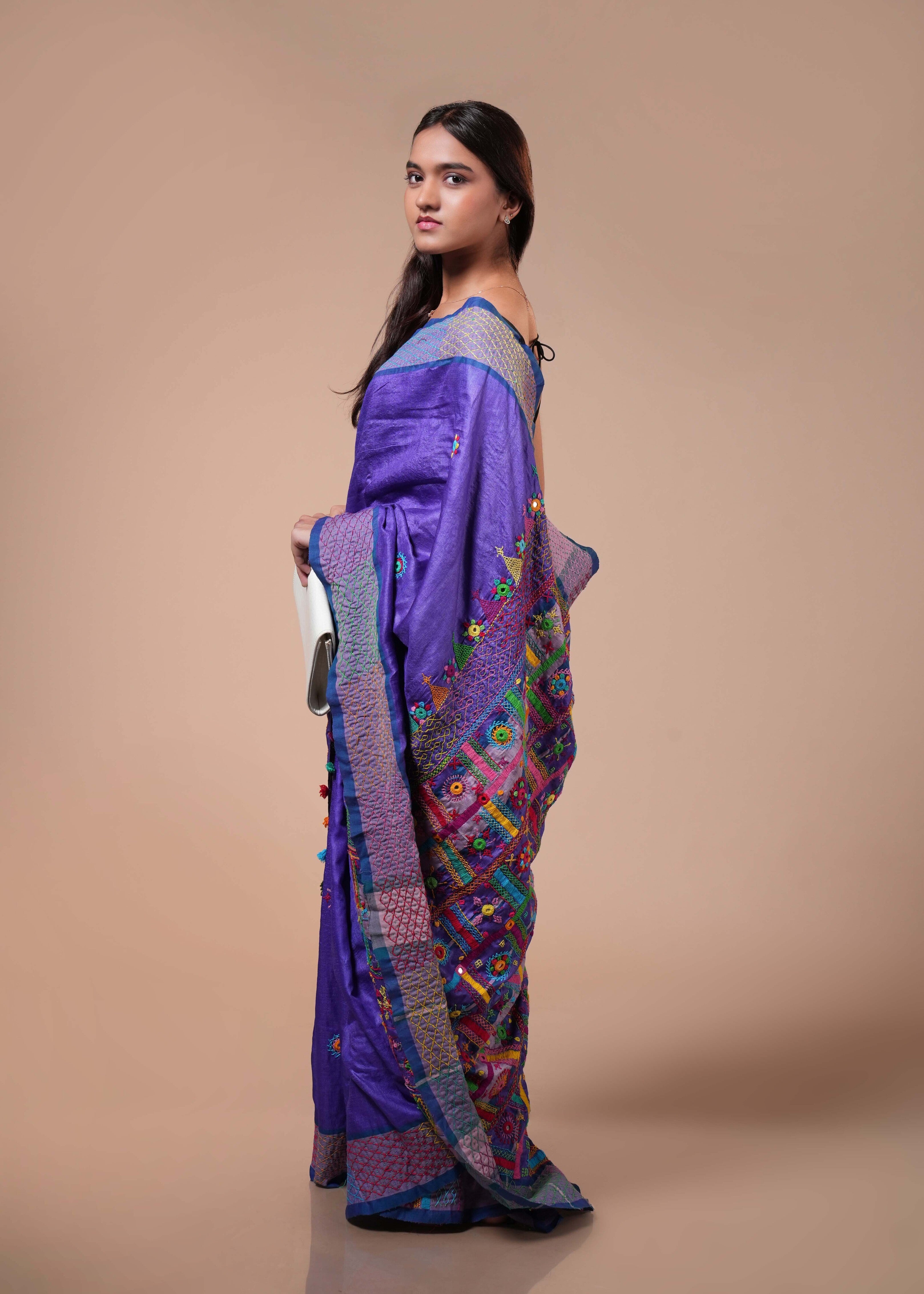 Ilkal cotton lambani saree
