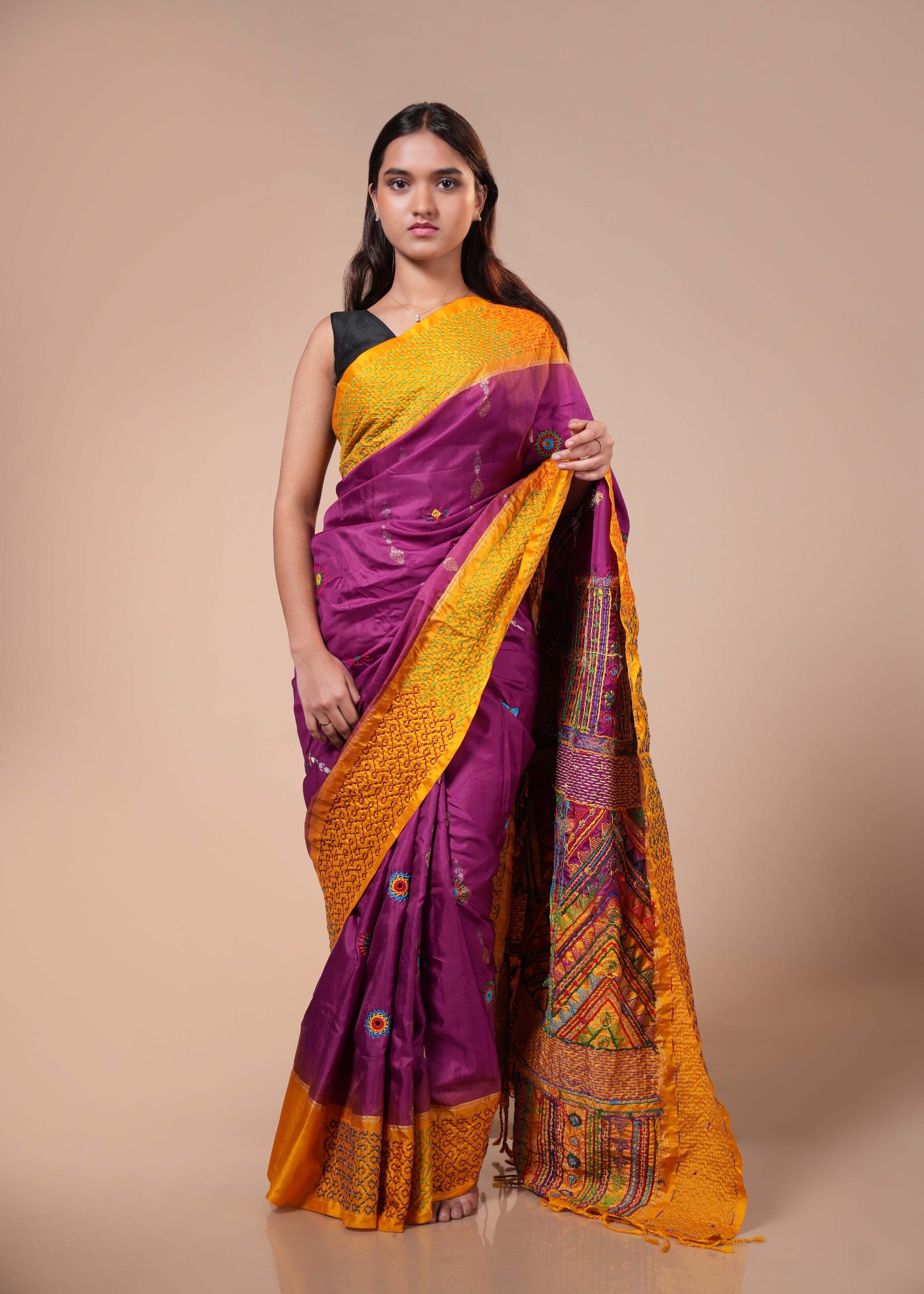 Ilkal cotton lambani saree