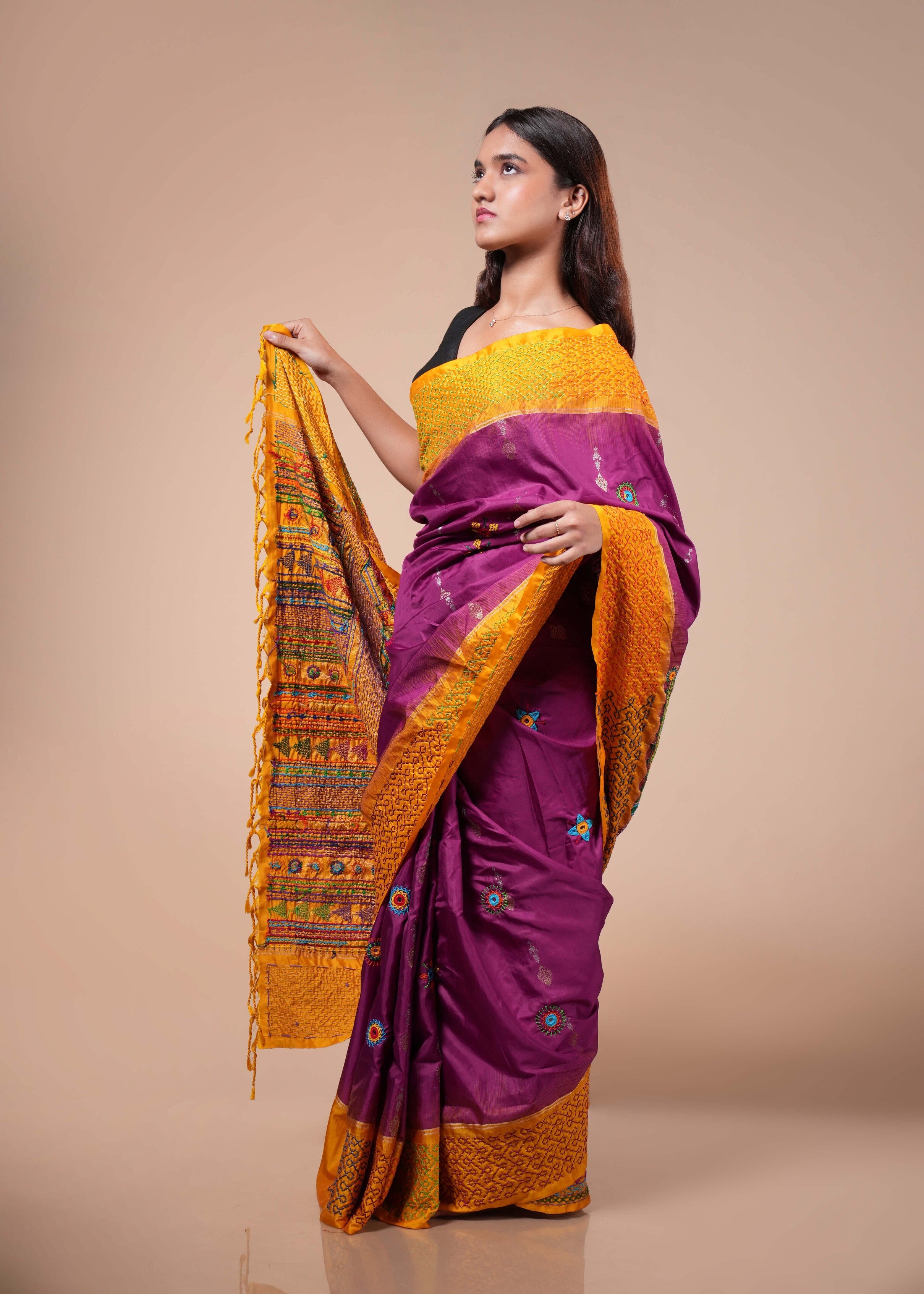Ilkal cotton lambani saree