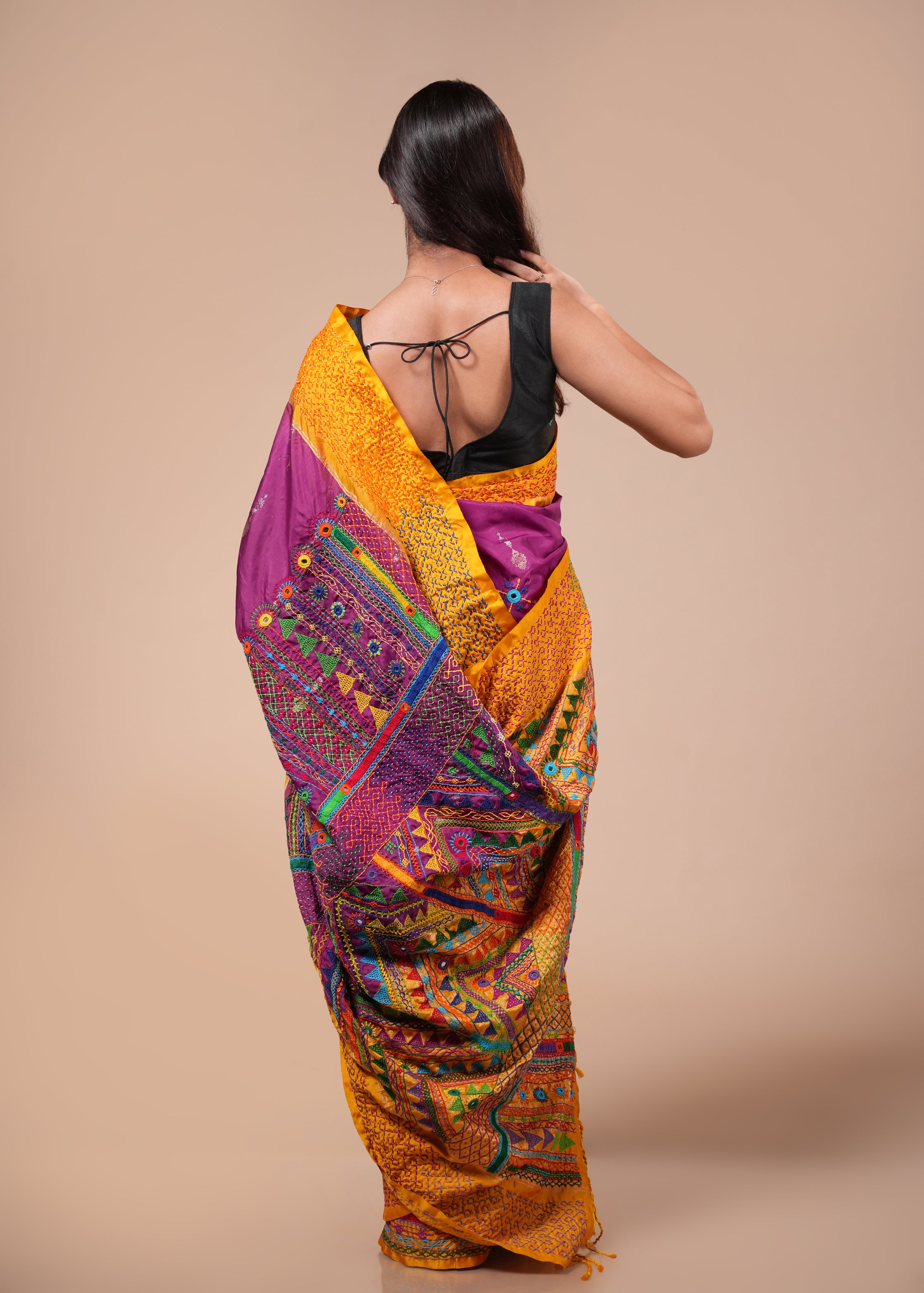 Ilkal cotton lambani saree