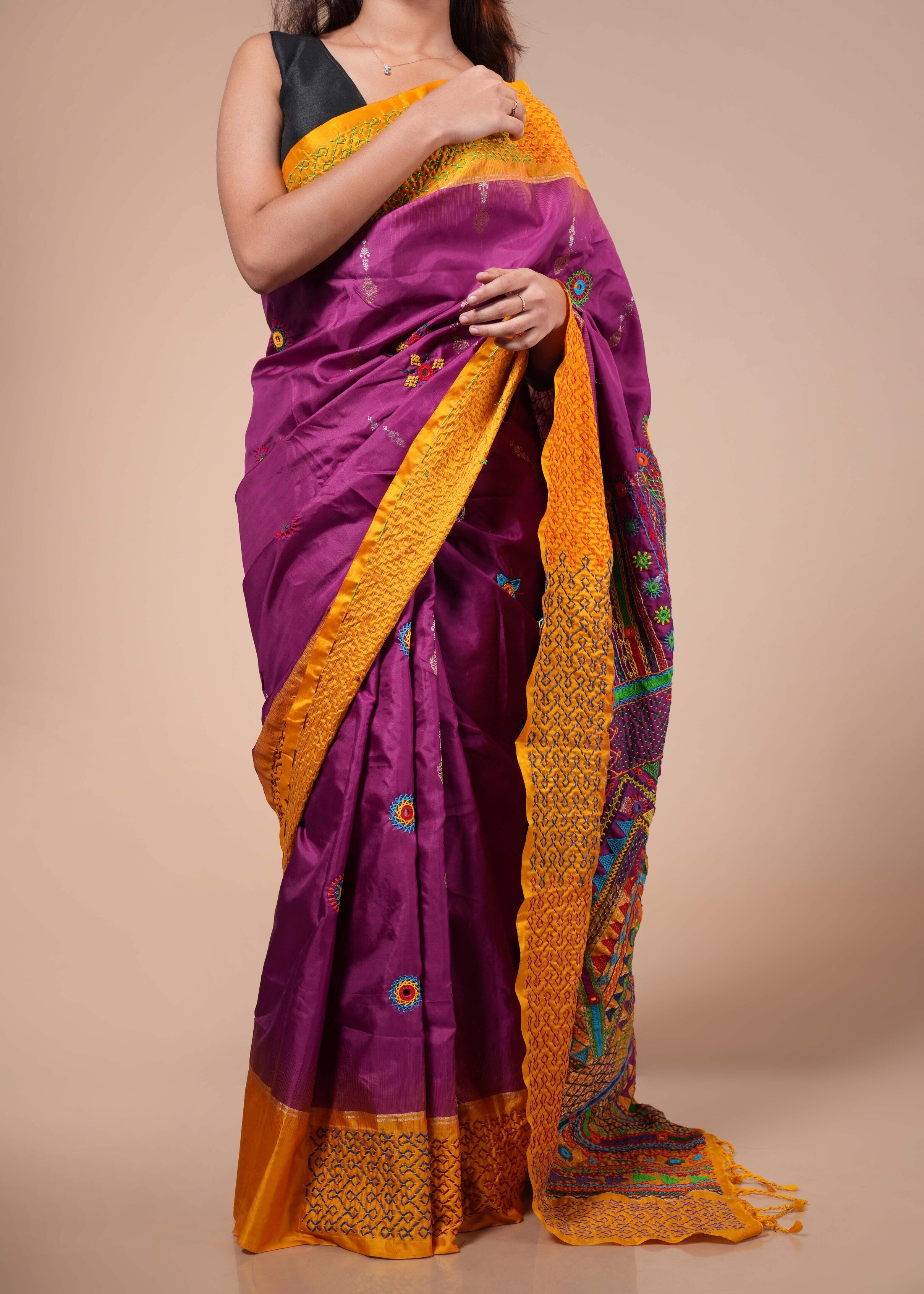 Ilkal cotton lambani saree