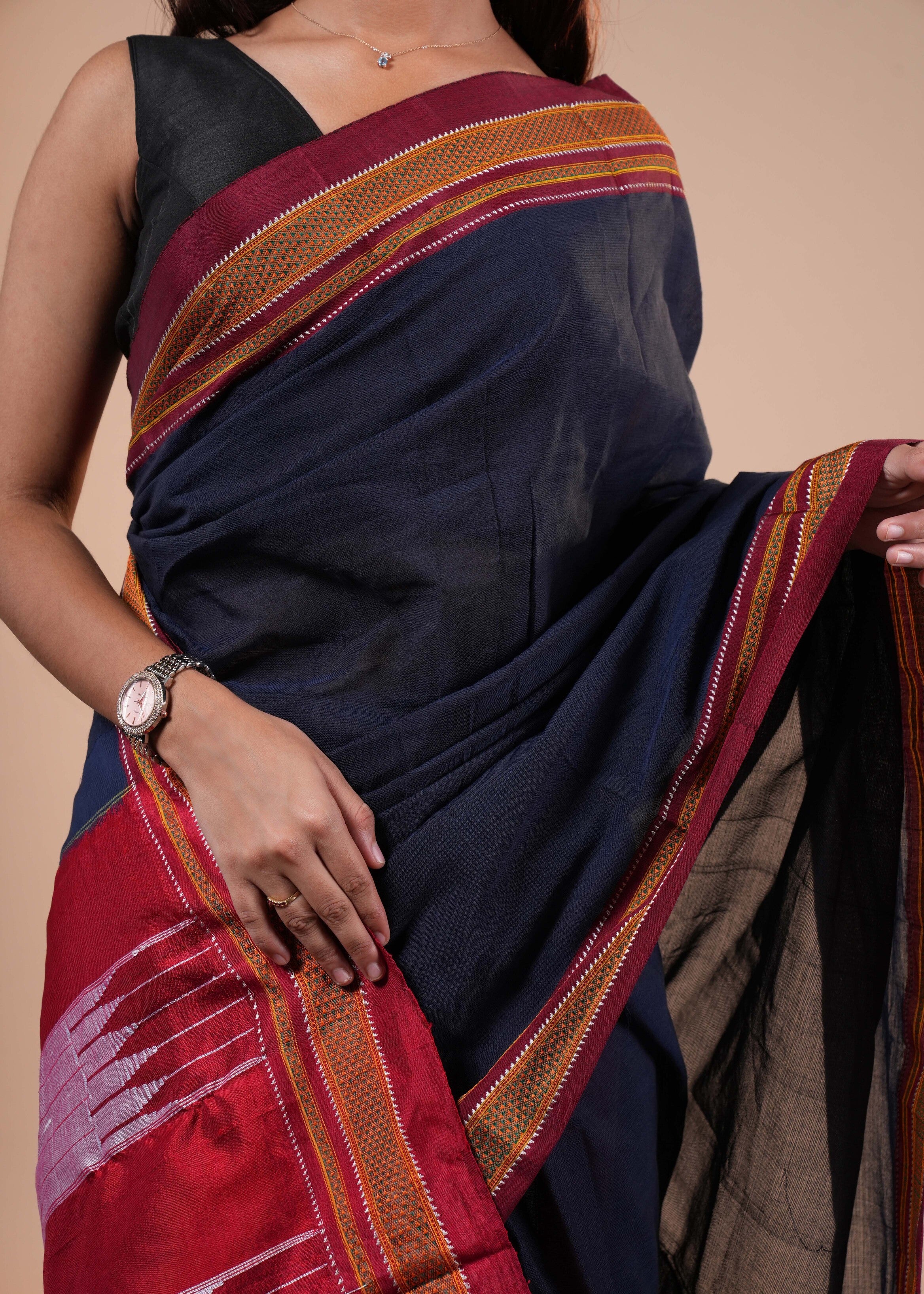 Ilkal cotton lambani saree