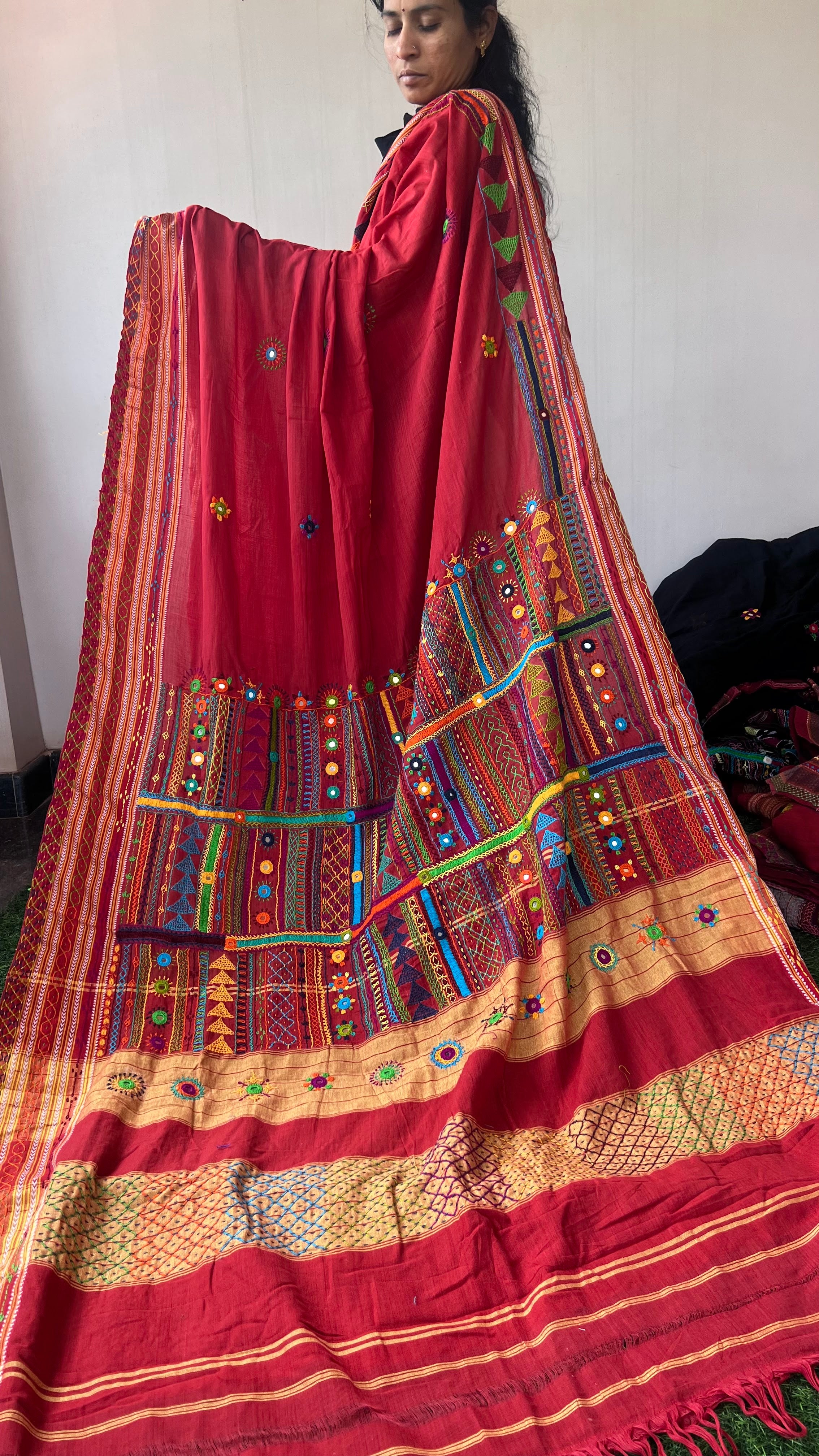 Ilkal cotton lambani saree