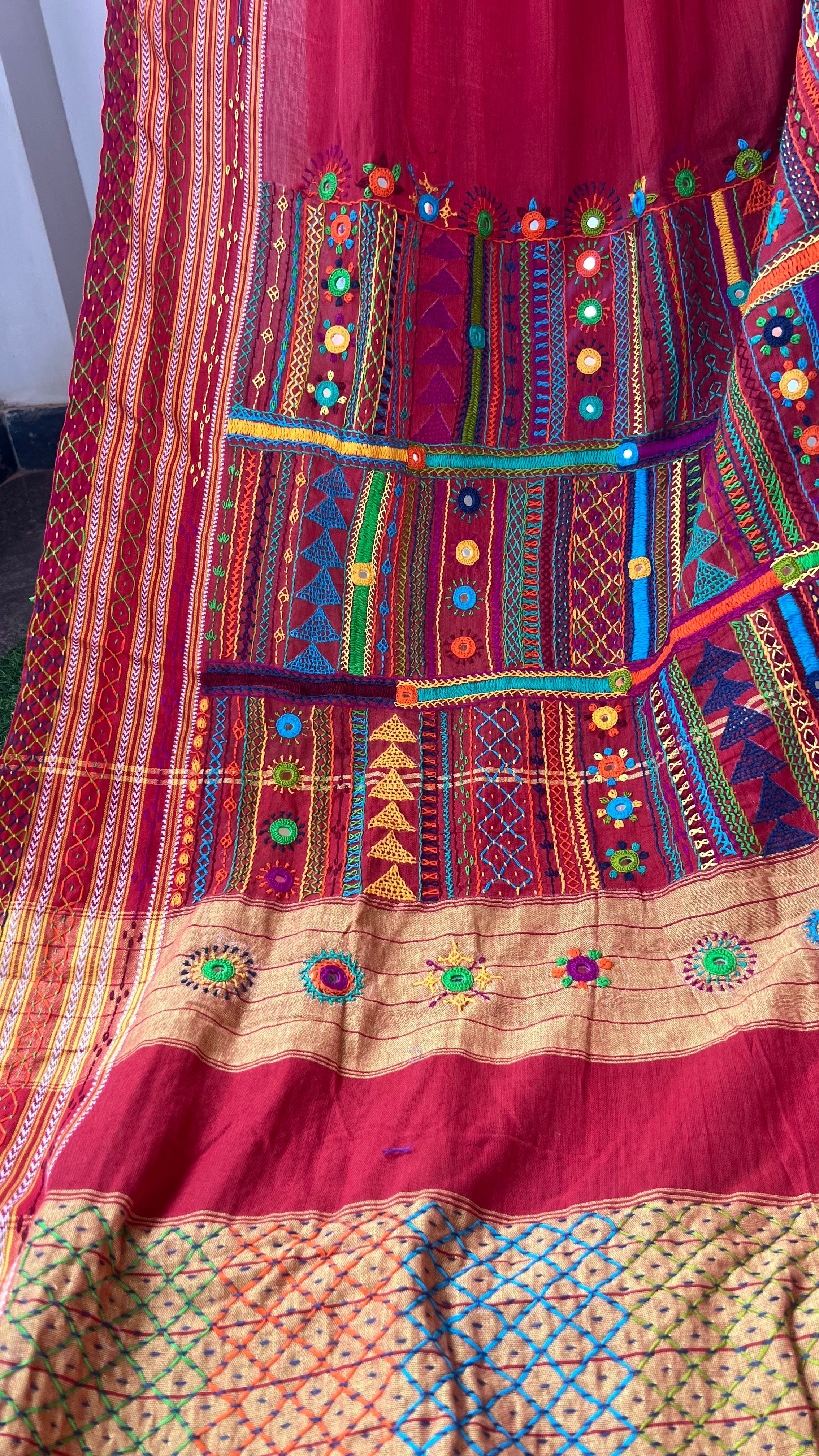Ilkal cotton lambani saree