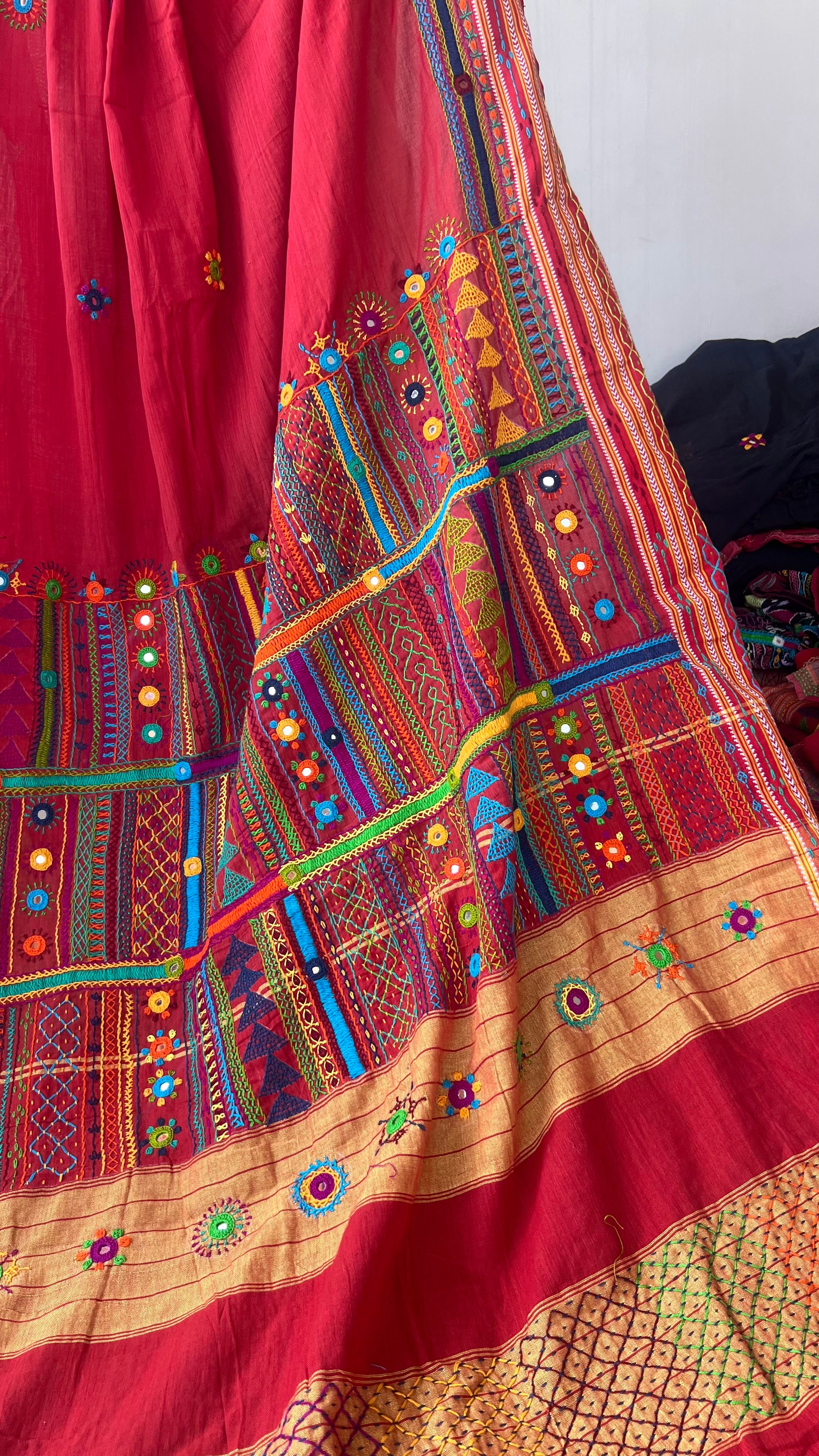 Ilkal cotton lambani saree