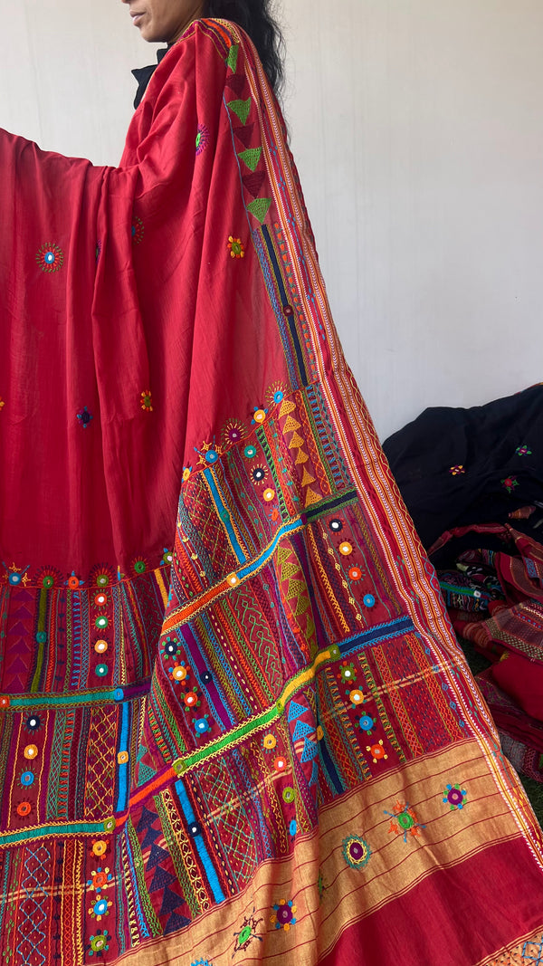 Ilkal cotton lambani saree