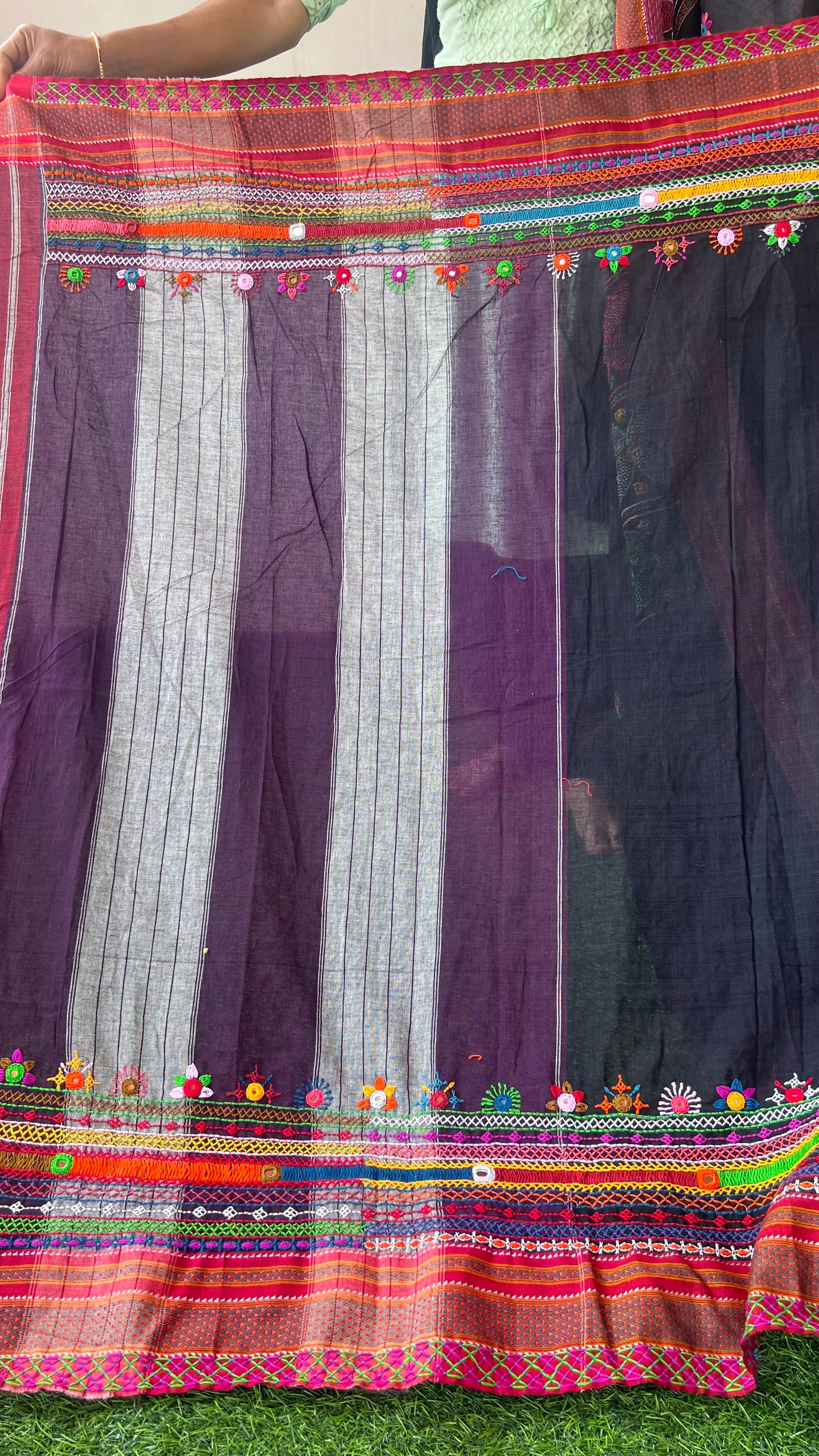 Ilkal cotton lambani saree