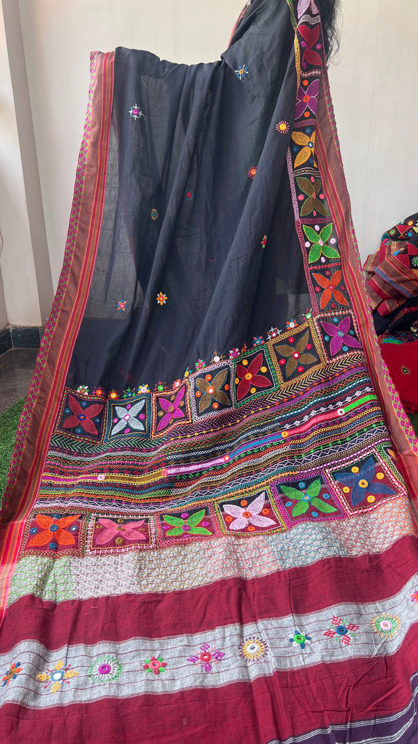 Ilkal cotton lambani saree