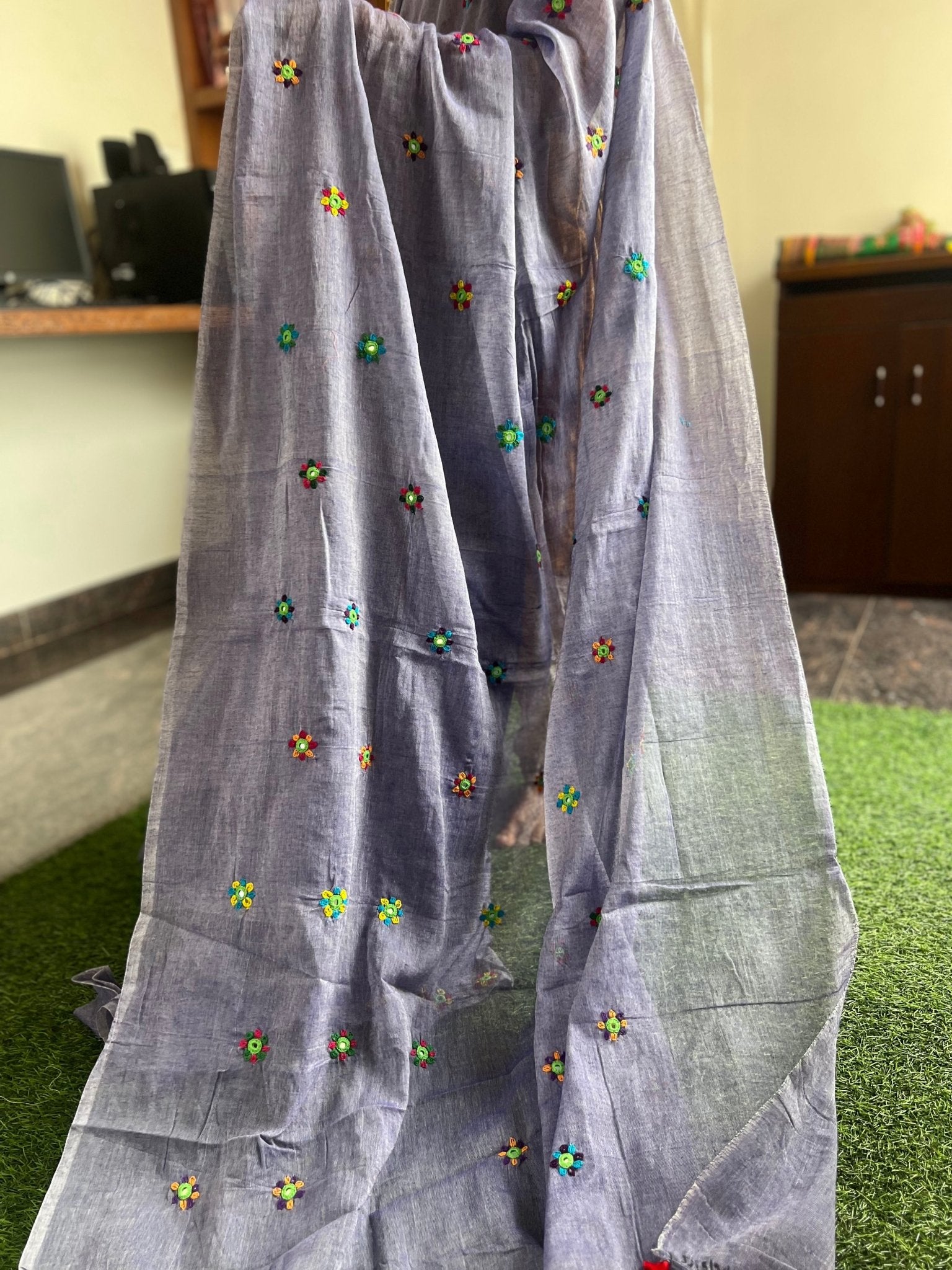cotton lambani saree