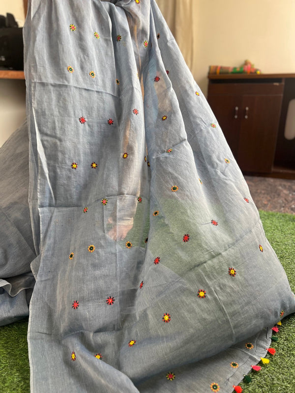 cotton lambani saree