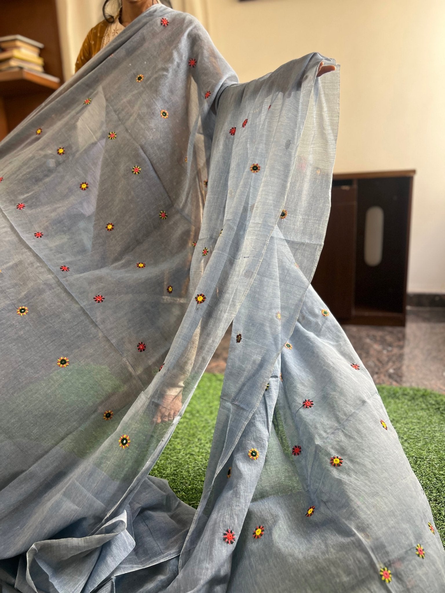 cotton lambani saree