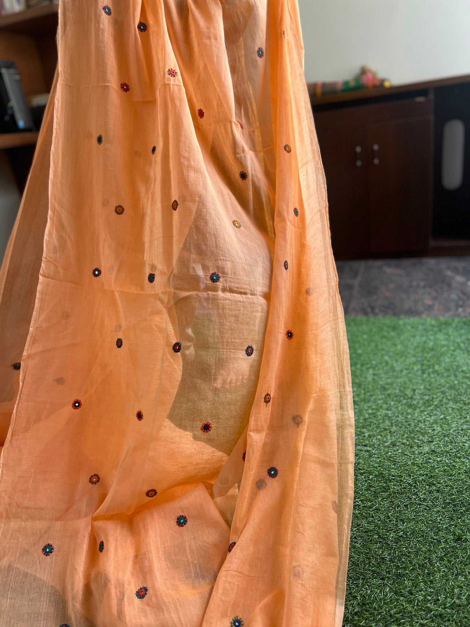 cotton lambani saree