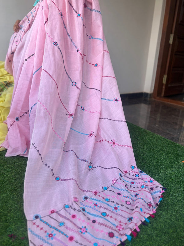 cotton lambani saree