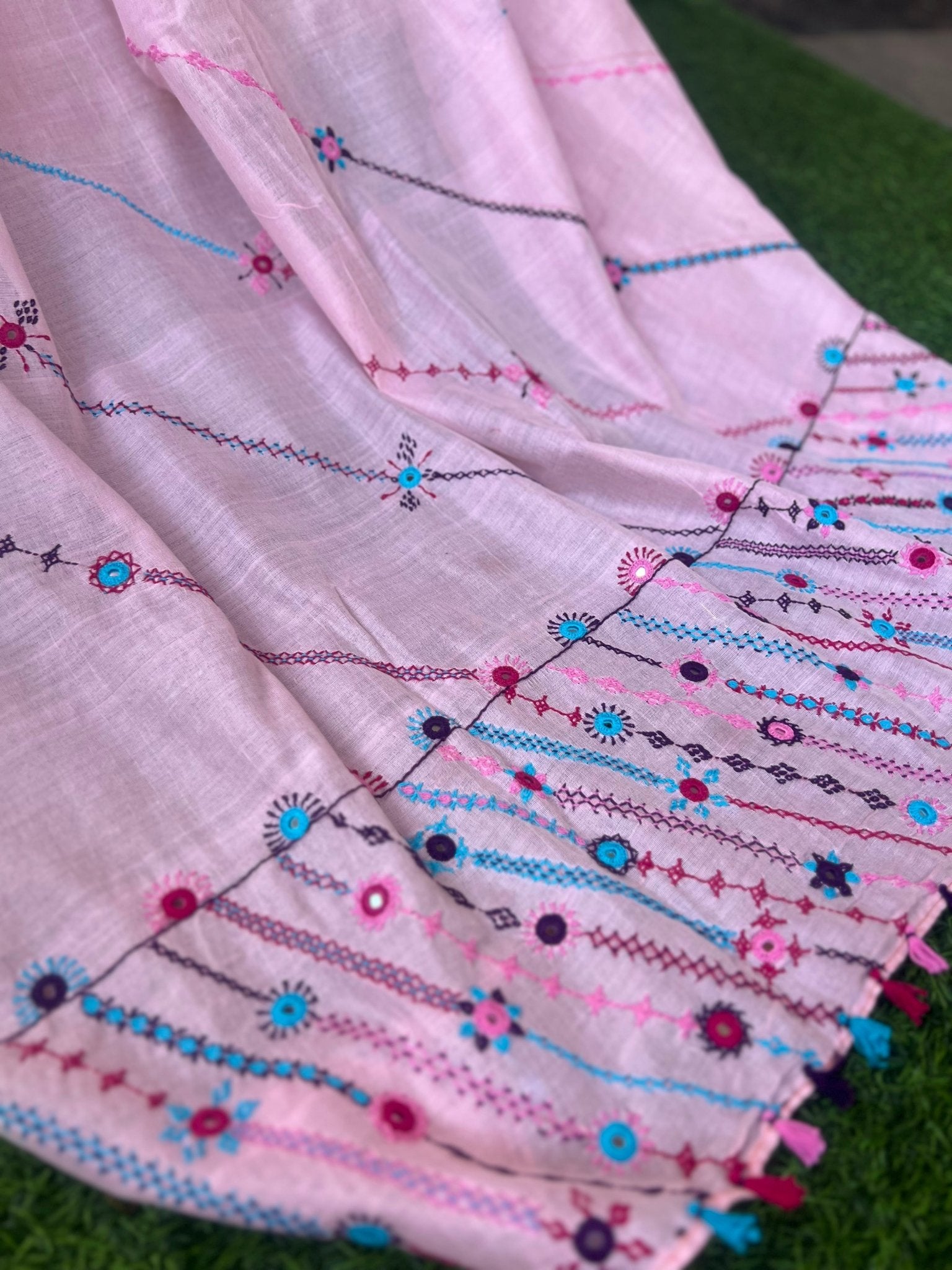 cotton lambani saree