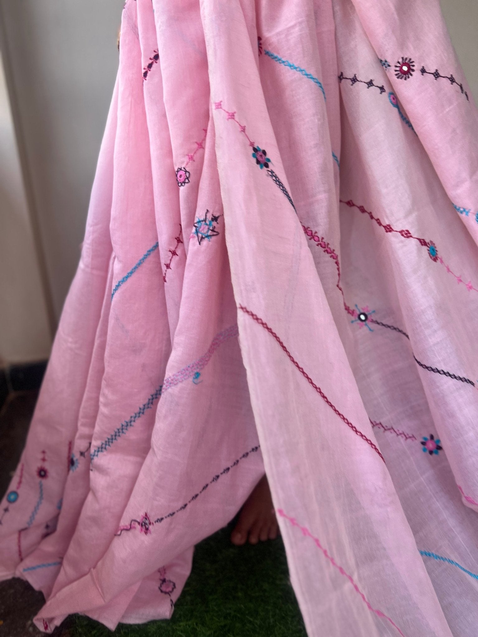 cotton lambani saree