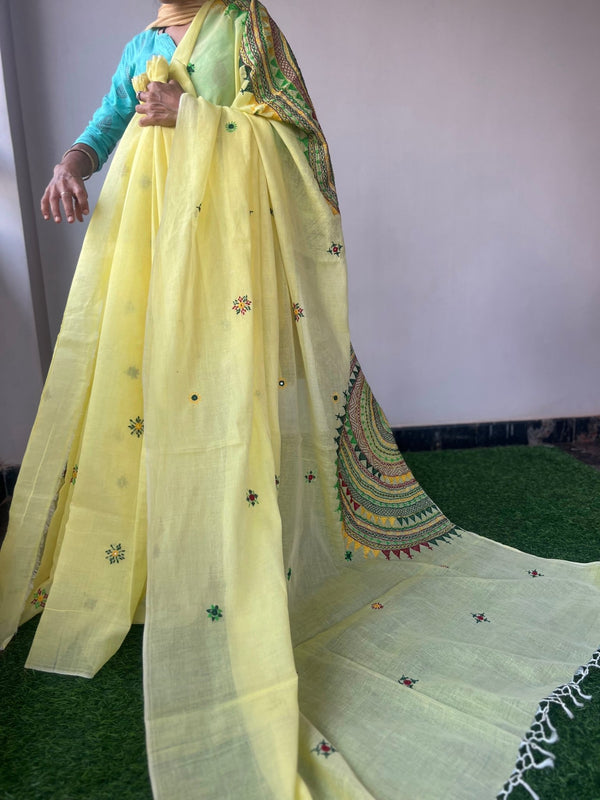 cotton lambani saree