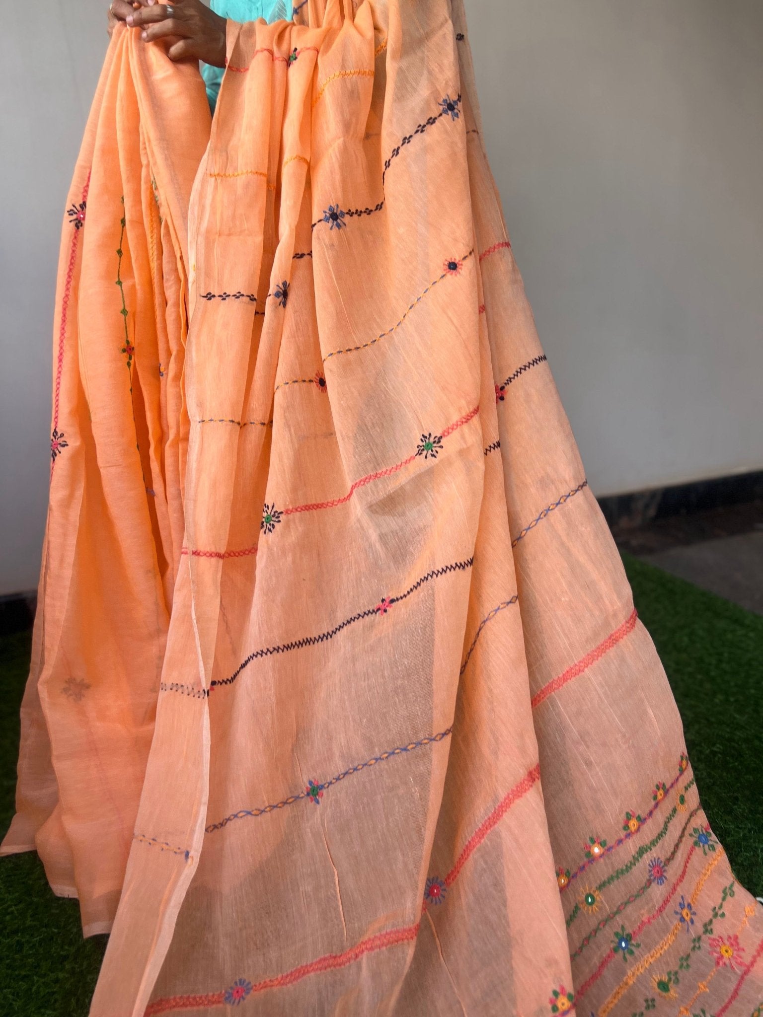 cotton lambani saree