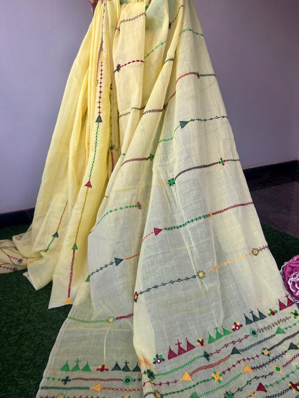 cotton lambani saree