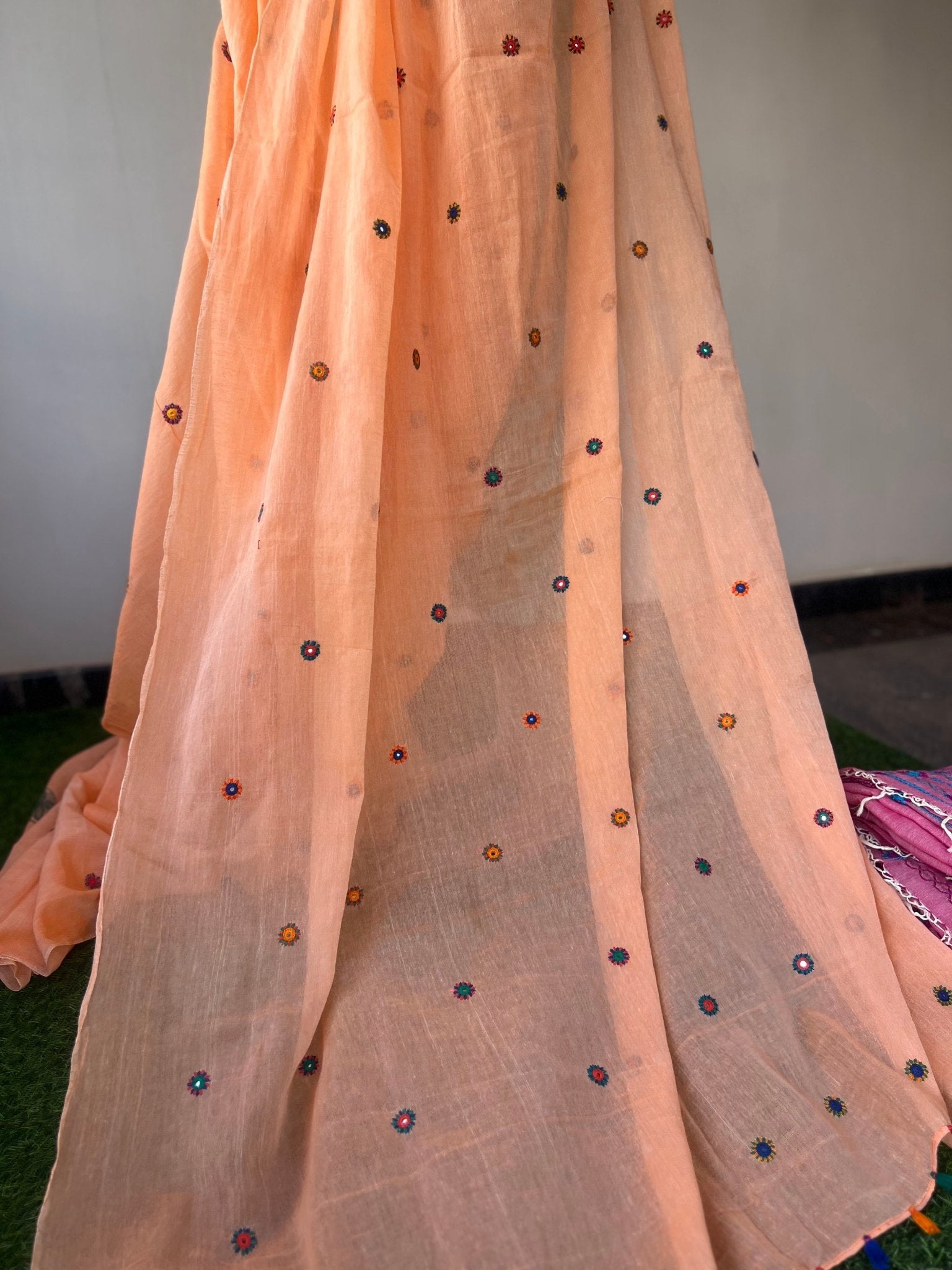 cotton lambani saree