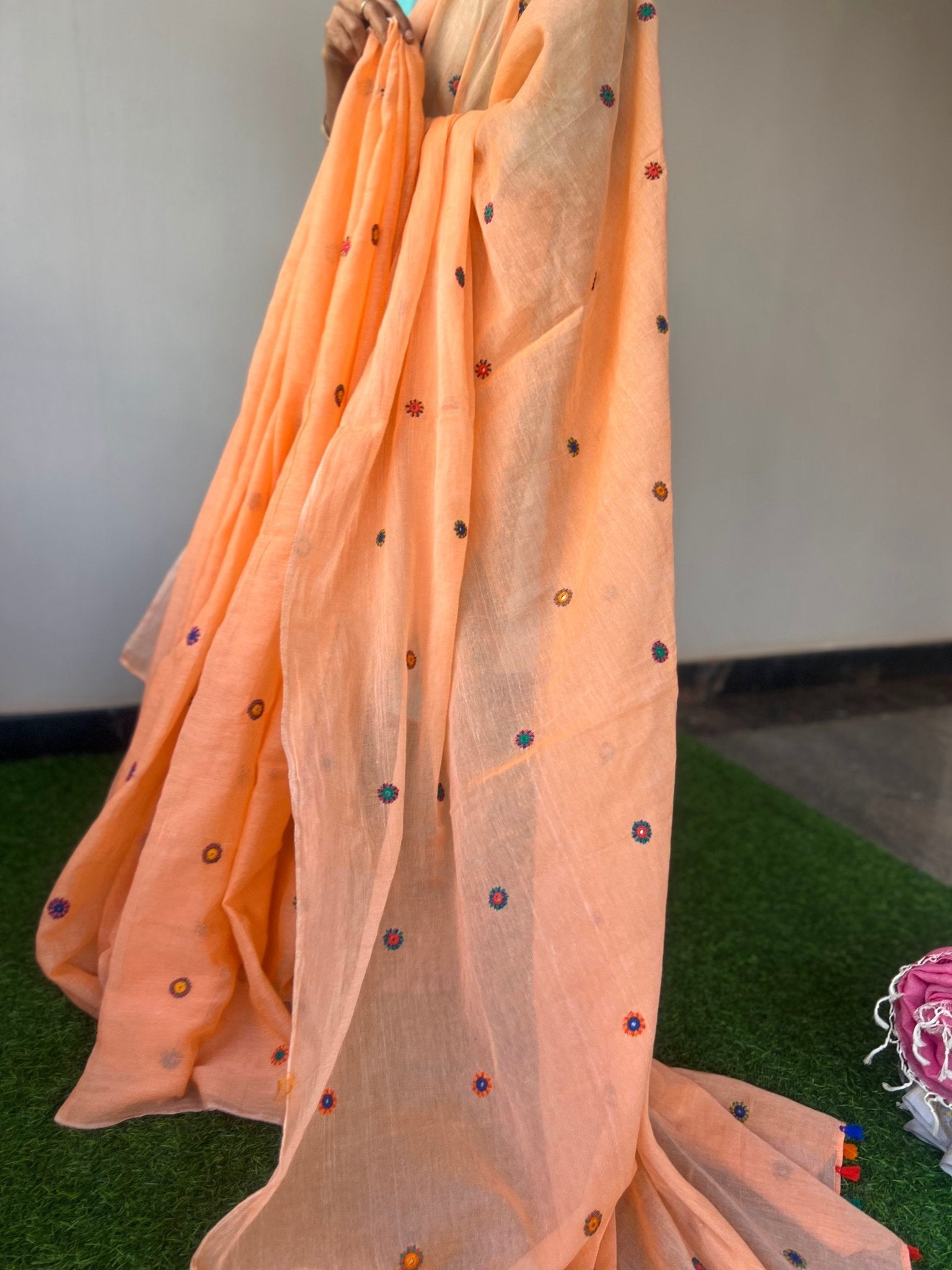 cotton lambani saree
