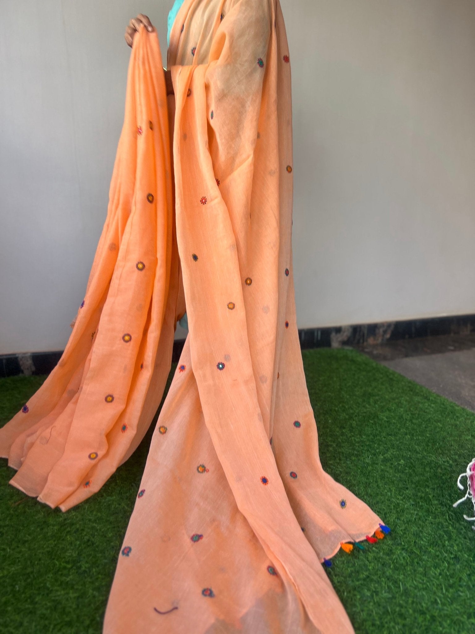 cotton lambani saree