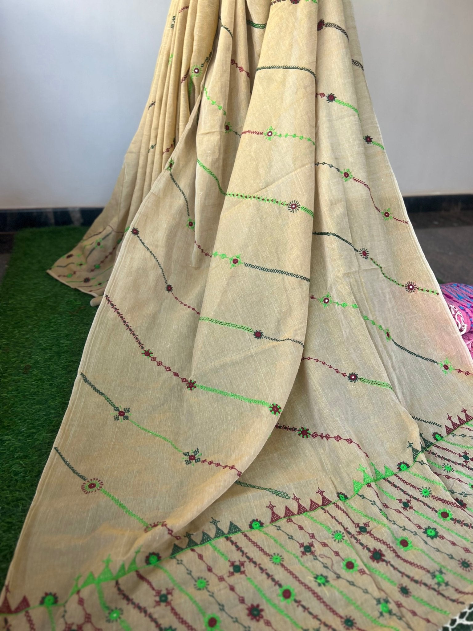 cotton lambani saree