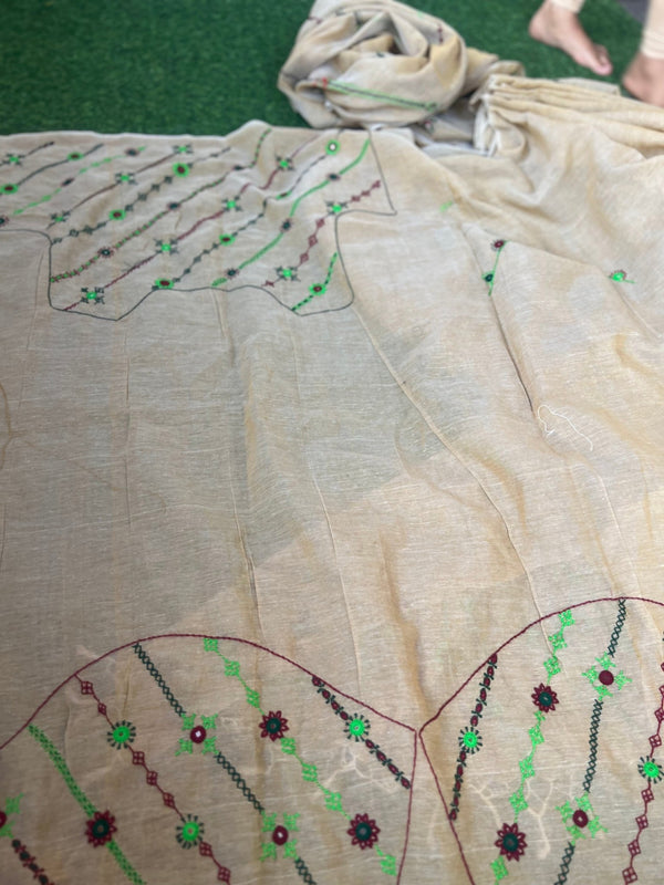 cotton lambani saree