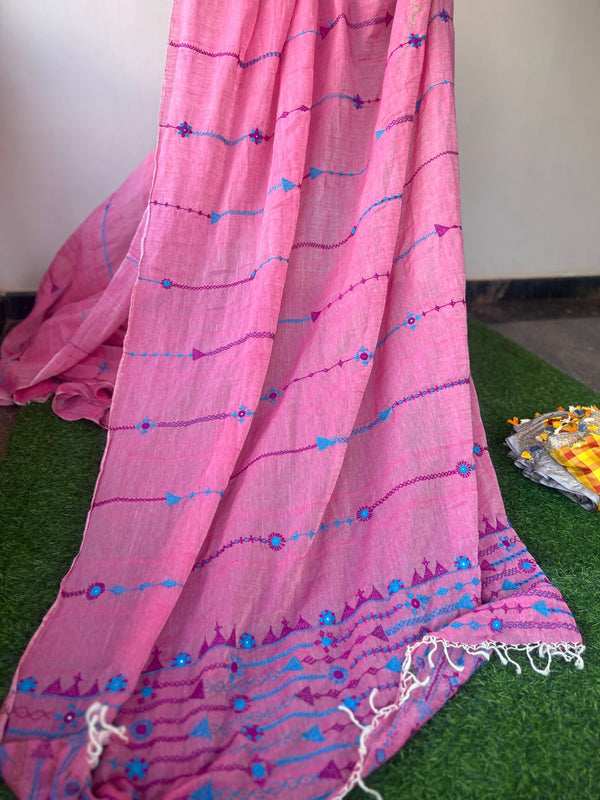 cotton lambani saree