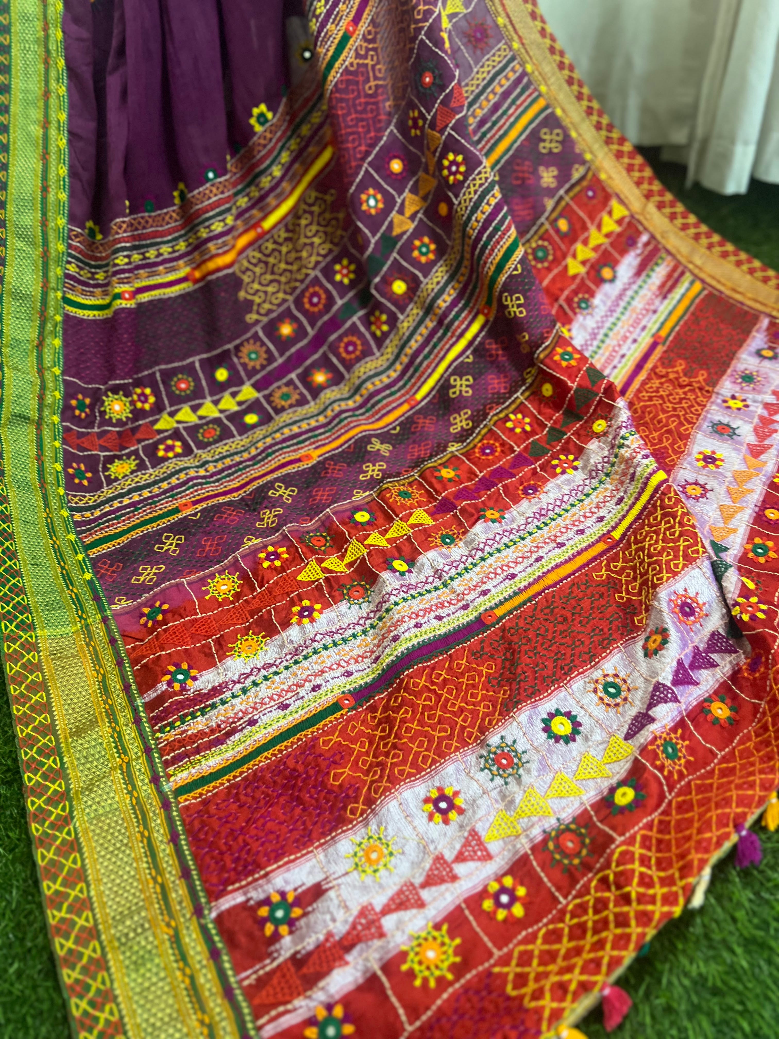 Ilkal cotton lambani saree