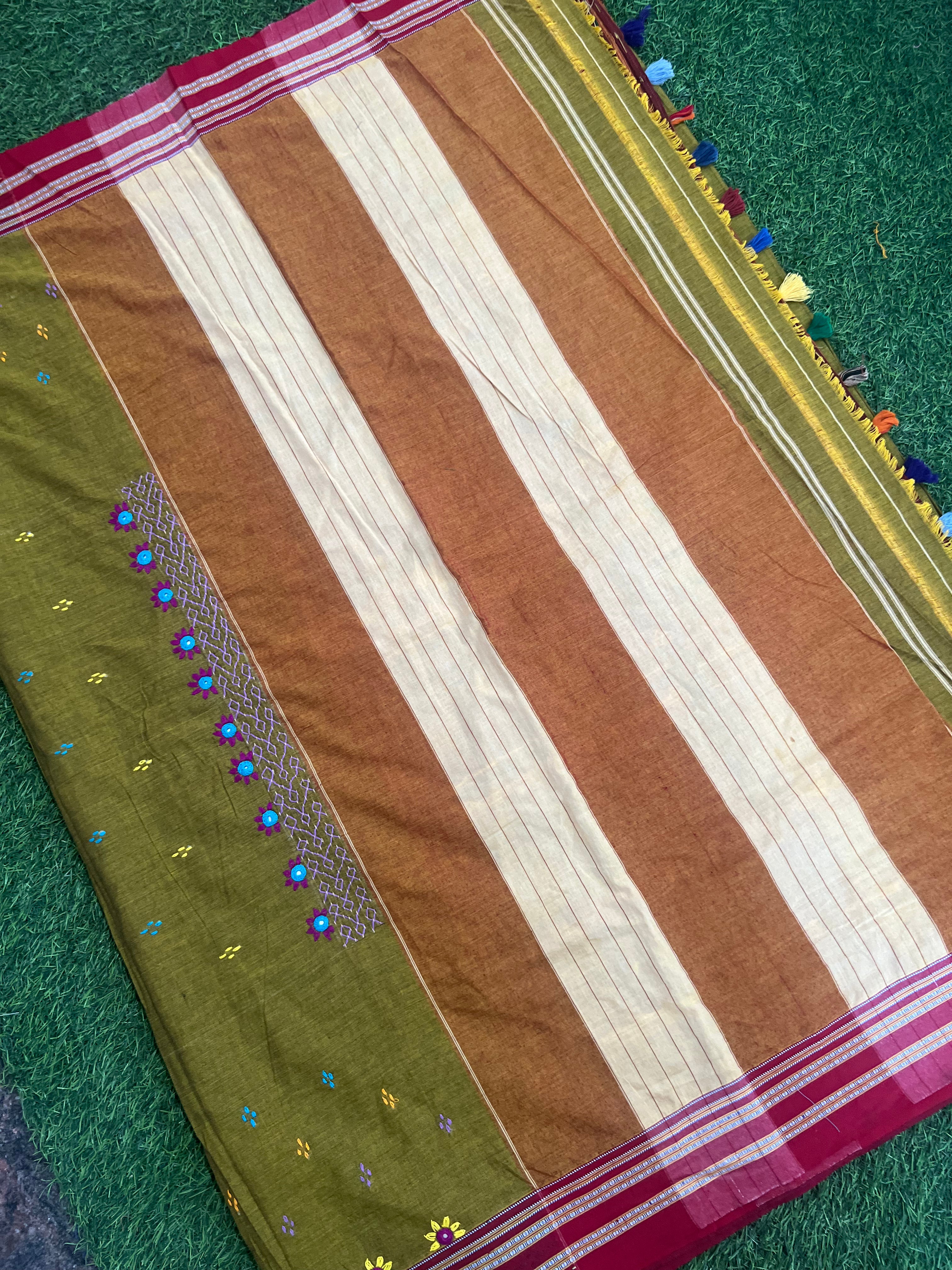 Ilkal cotton lambani saree