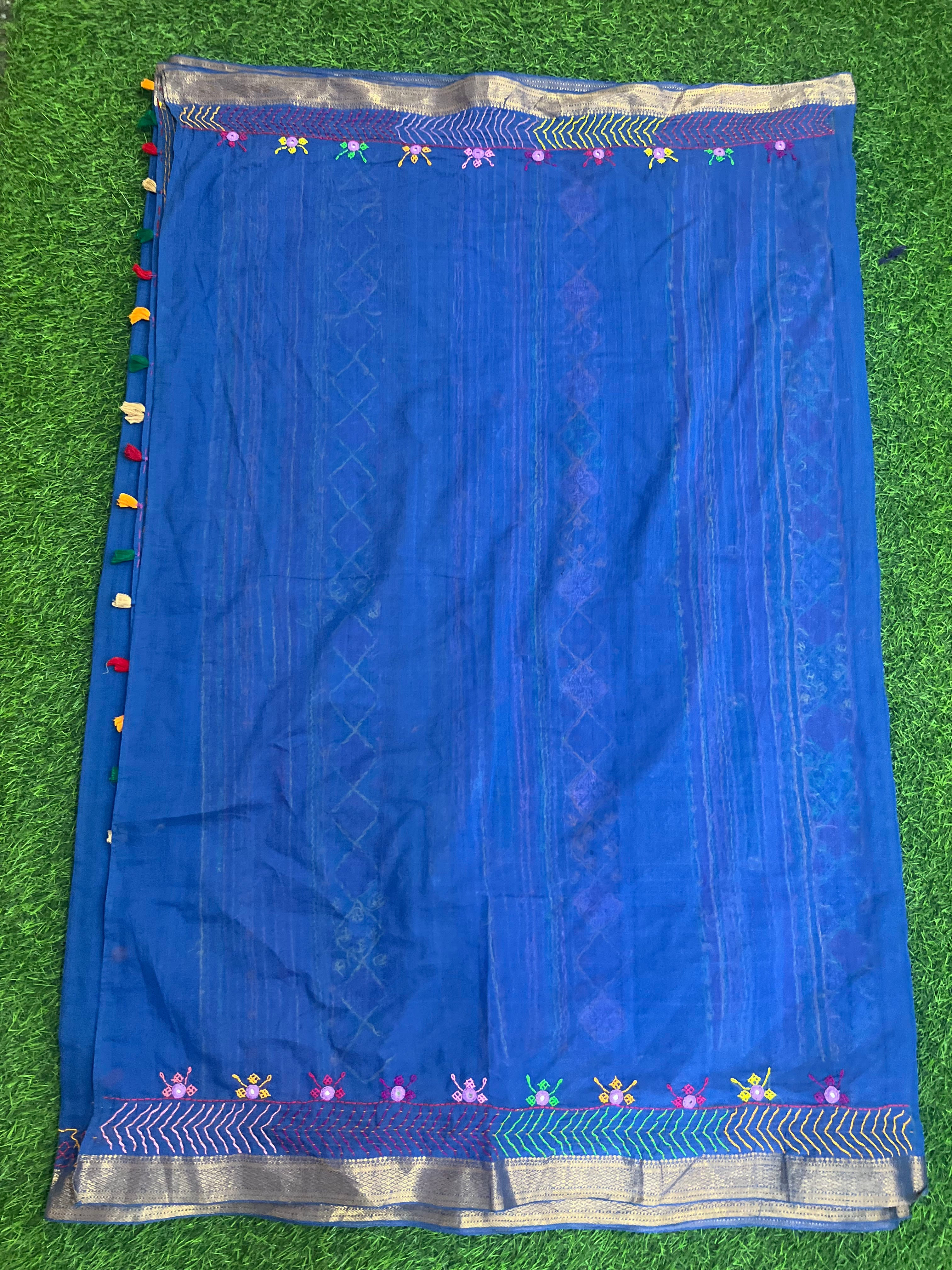 Mangalagiri cotton lambani saree