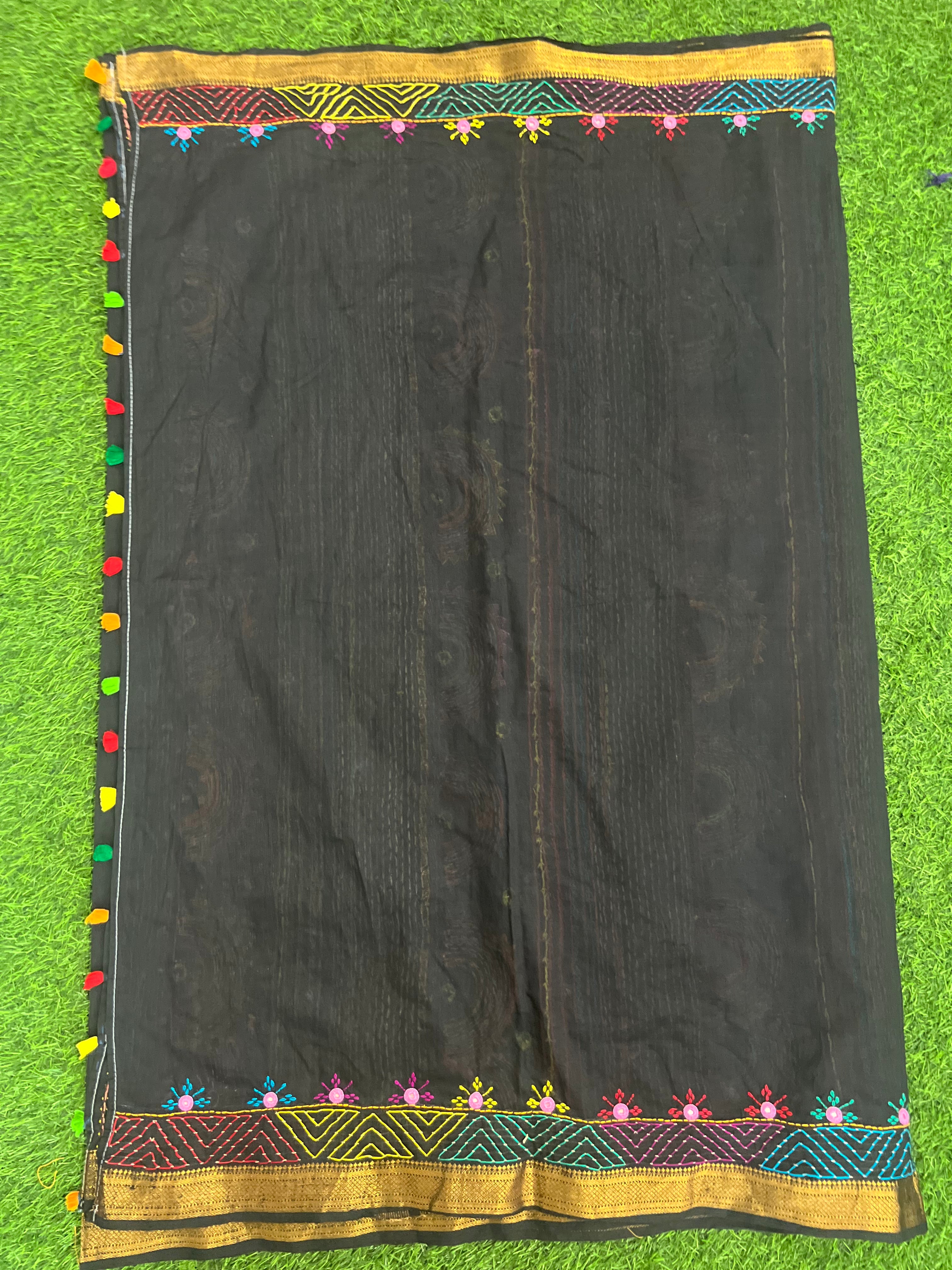 Mangalagiri cotton lambani saree