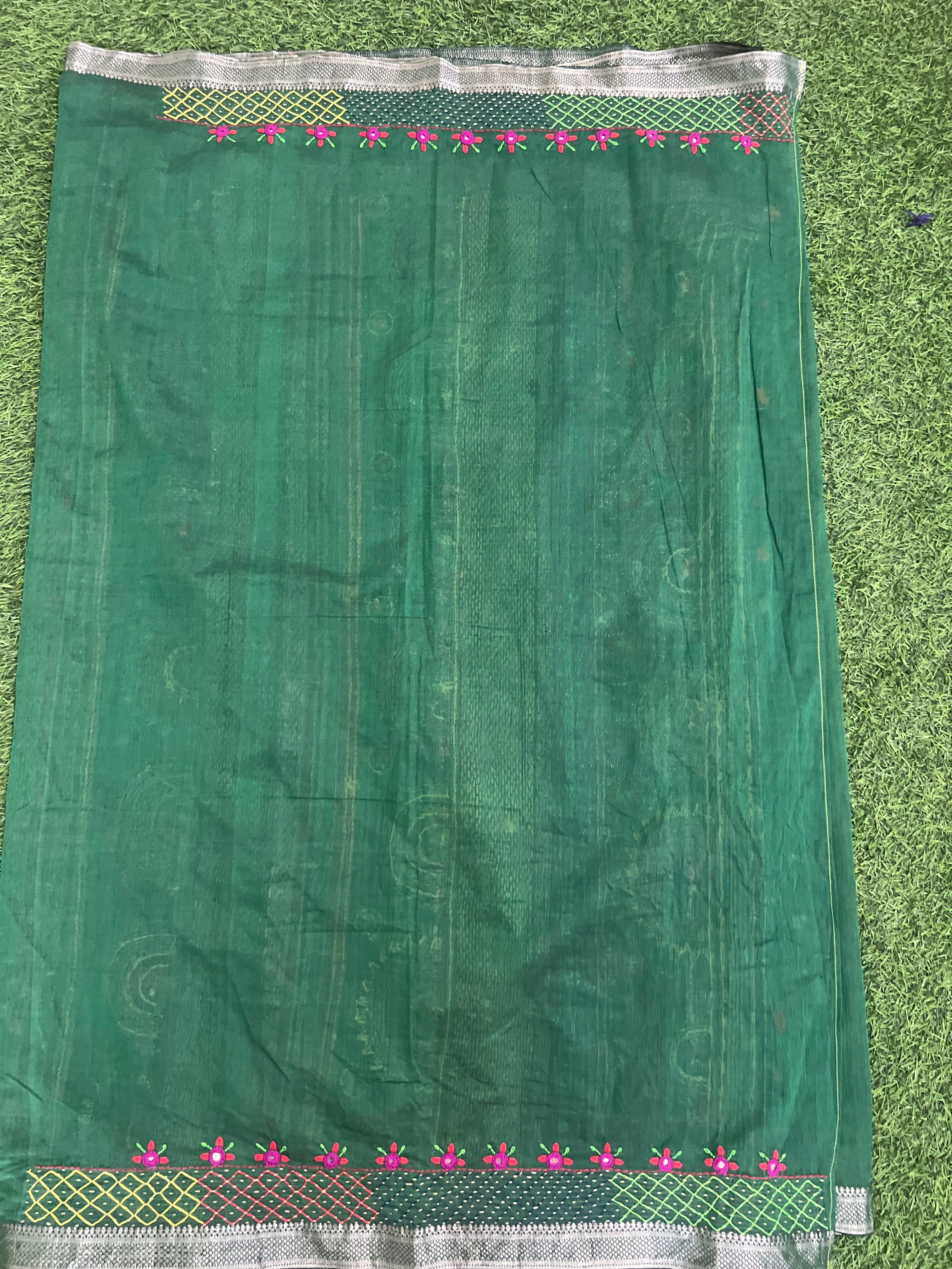 Mangalagiri cotton lambani saree