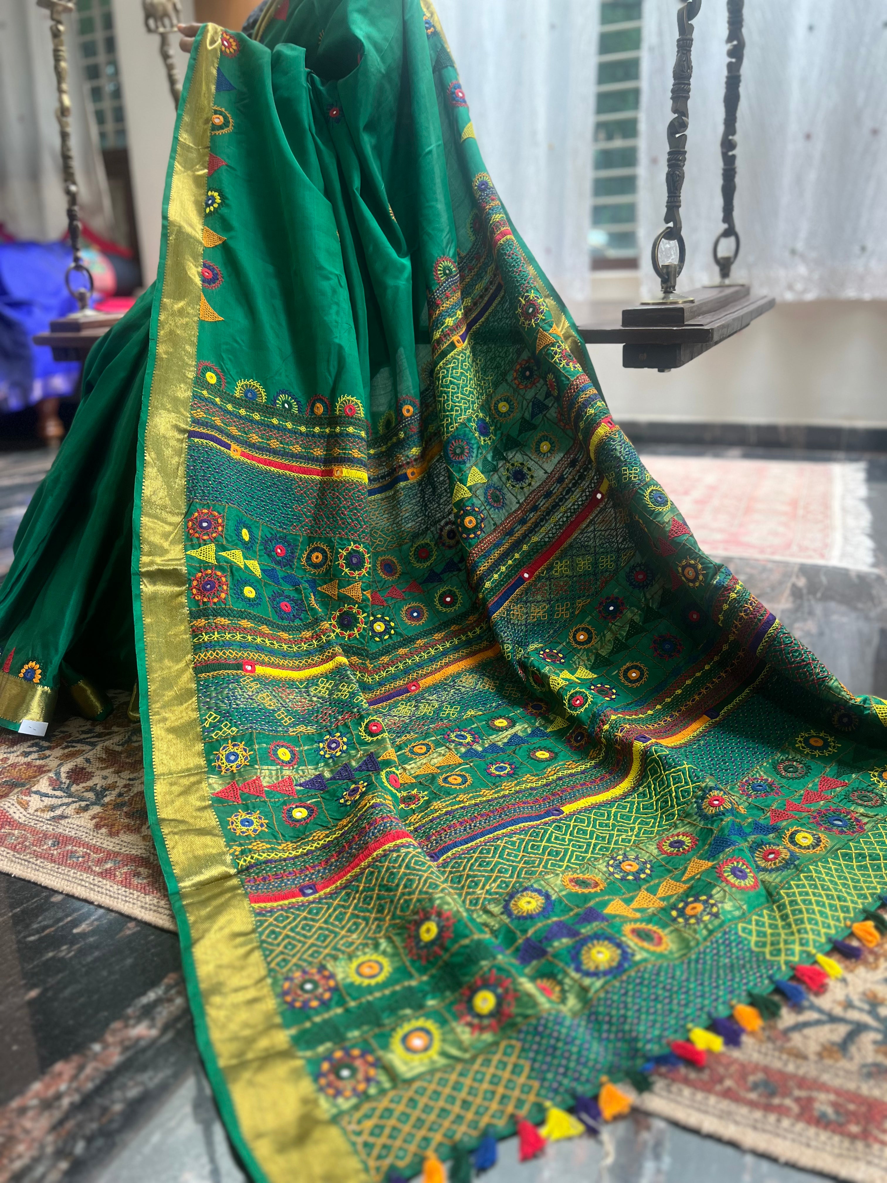 Molkalmuru silk lambani saree