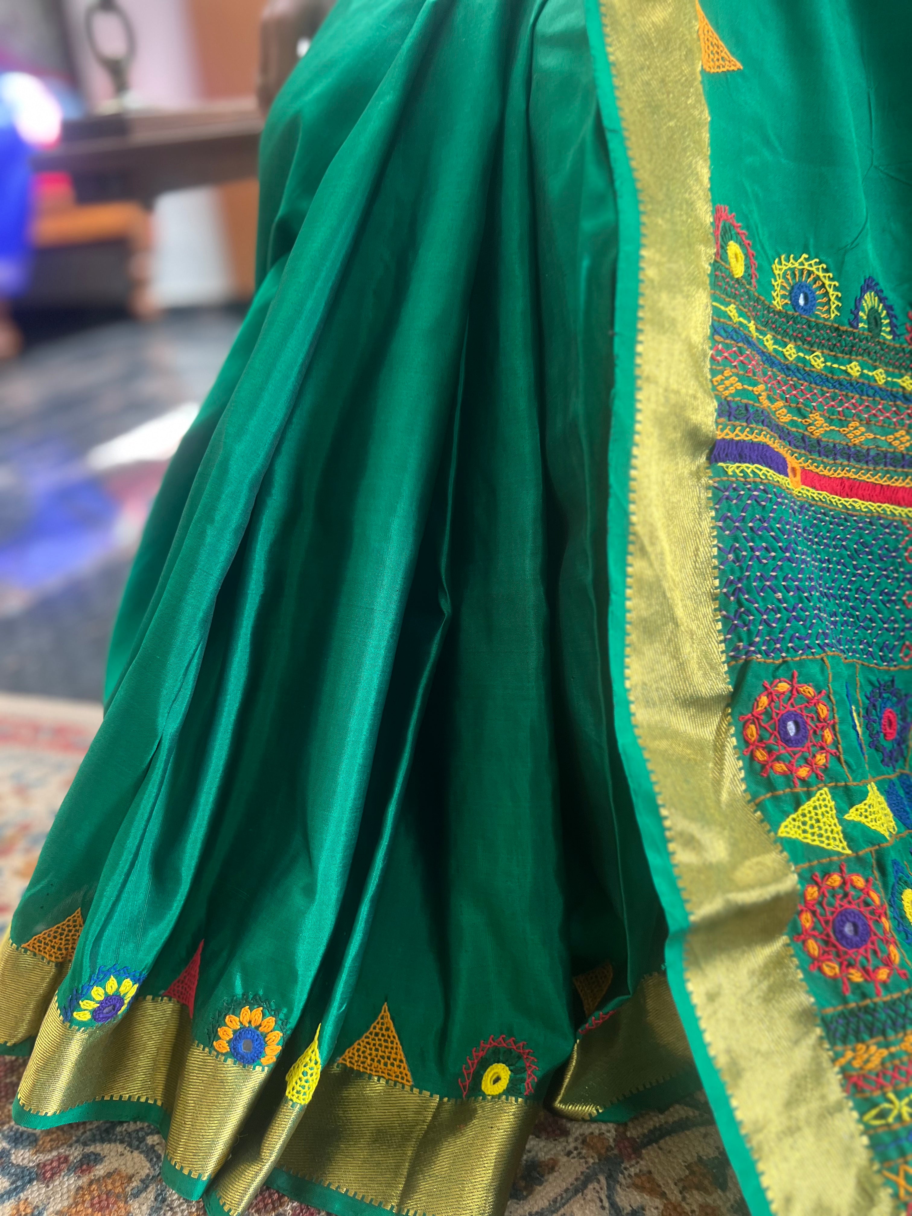 Molkalmuru silk lambani saree