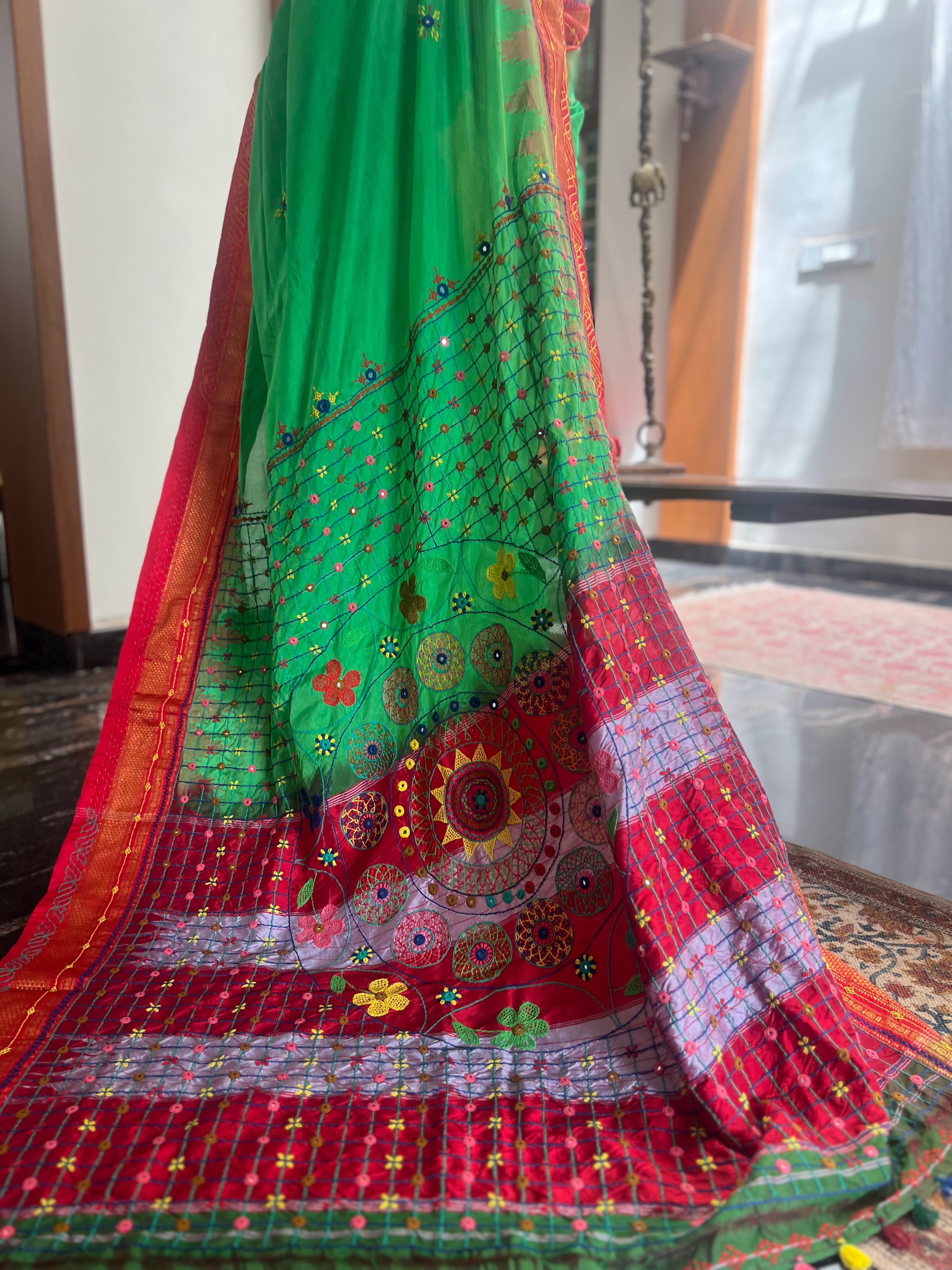 Ilkal silk  Lambani saree