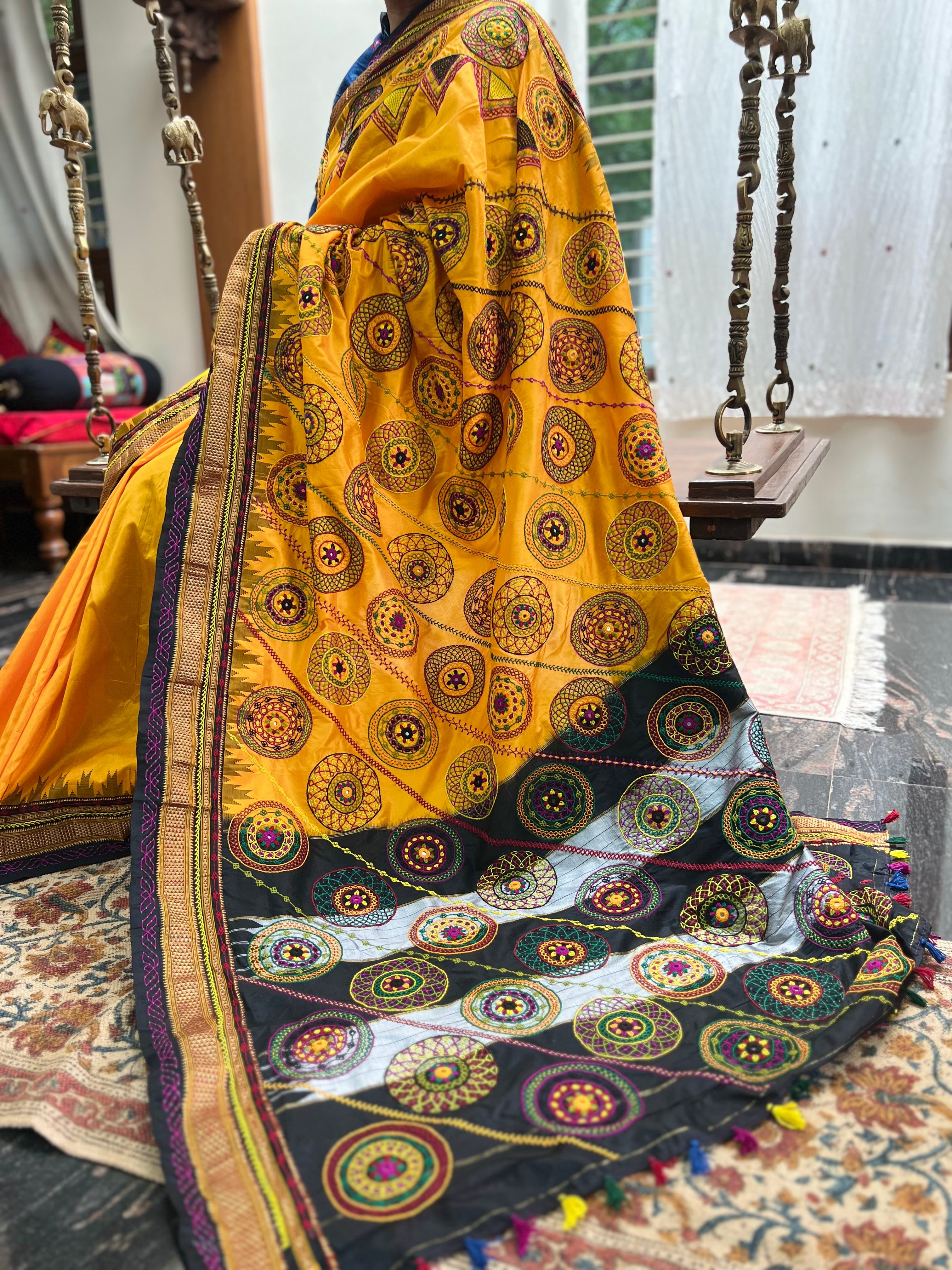 Ilkal silk  Lambani saree