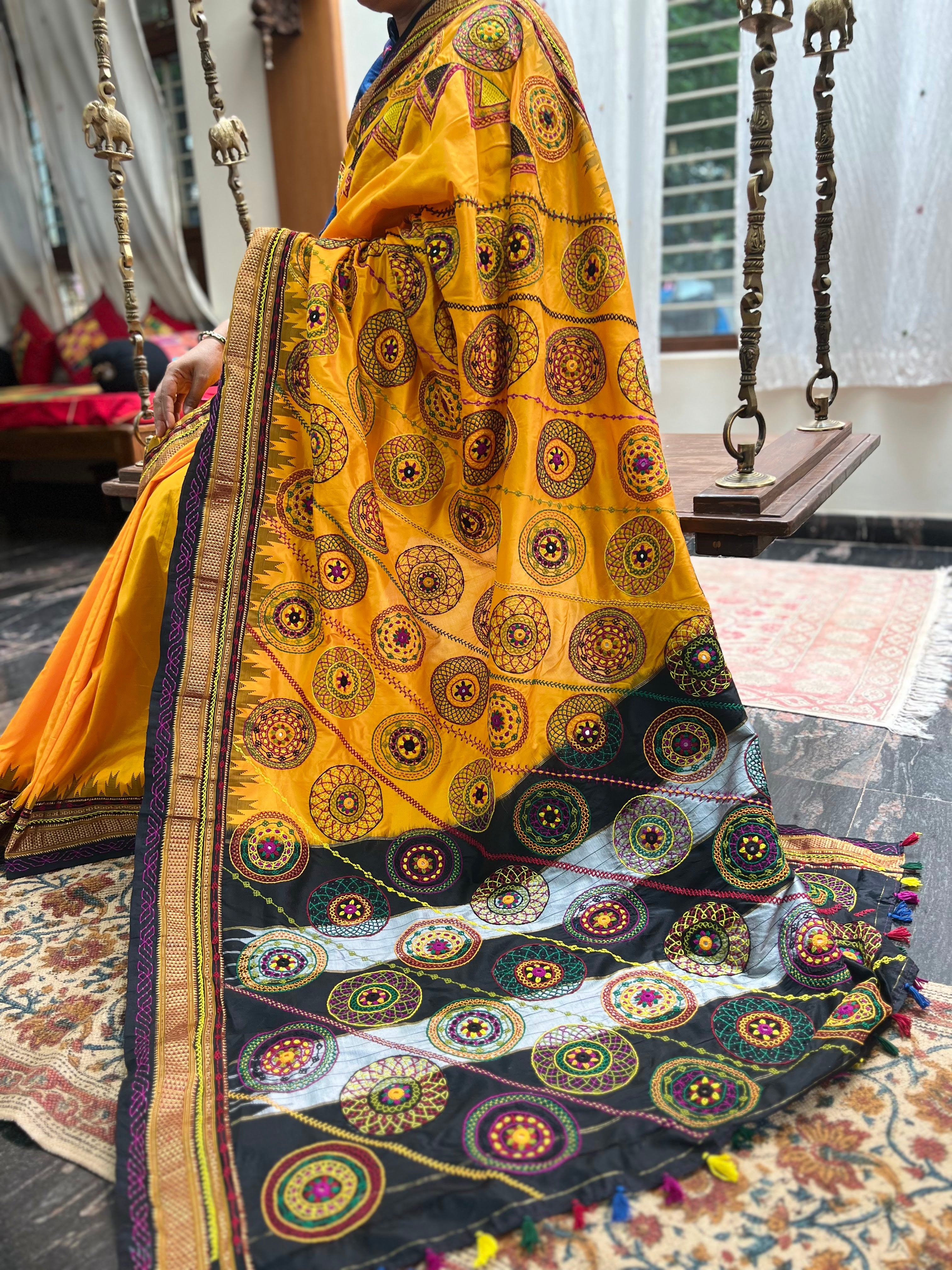 Ilkal silk  Lambani saree