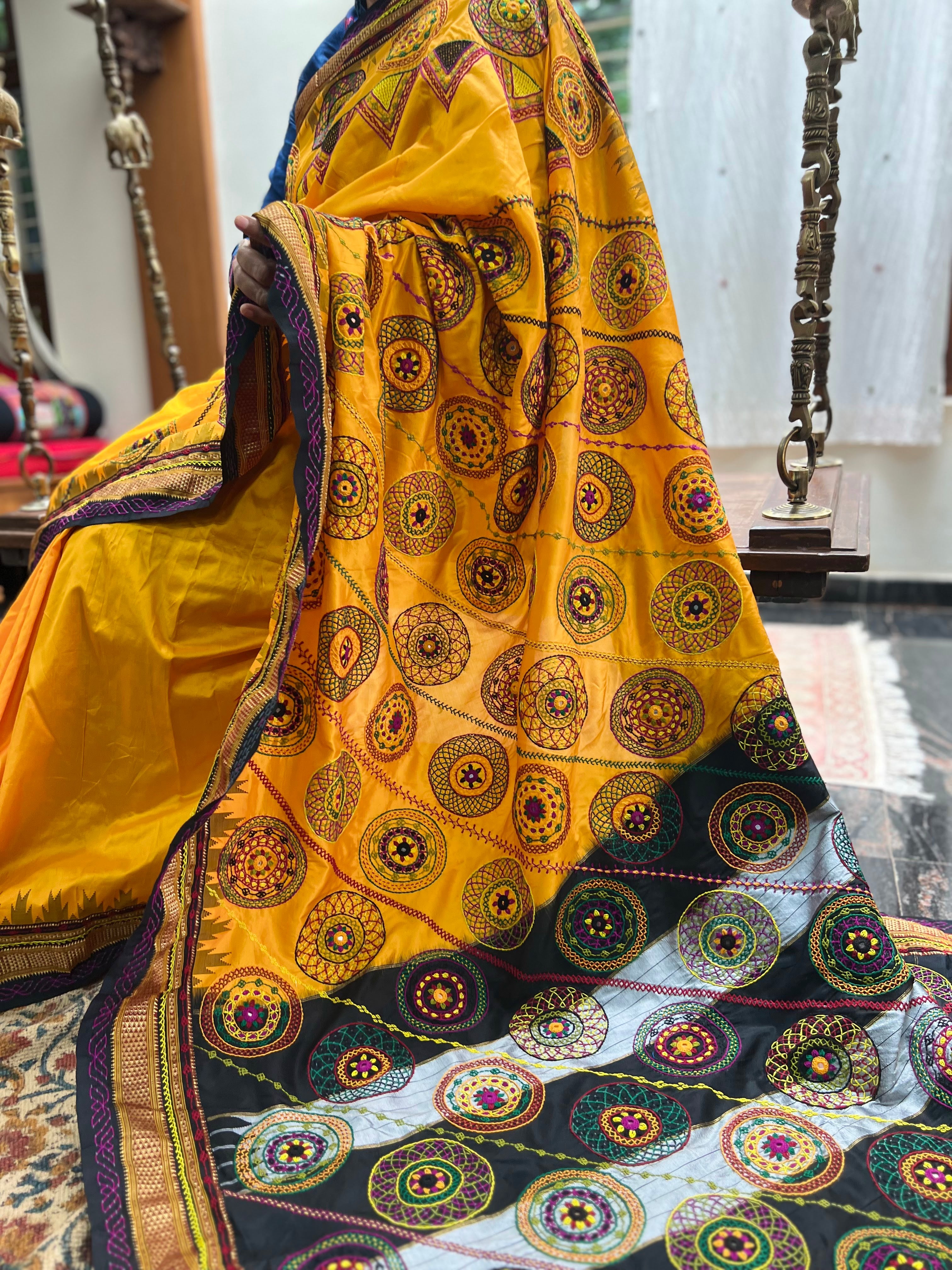 Ilkal silk  Lambani saree