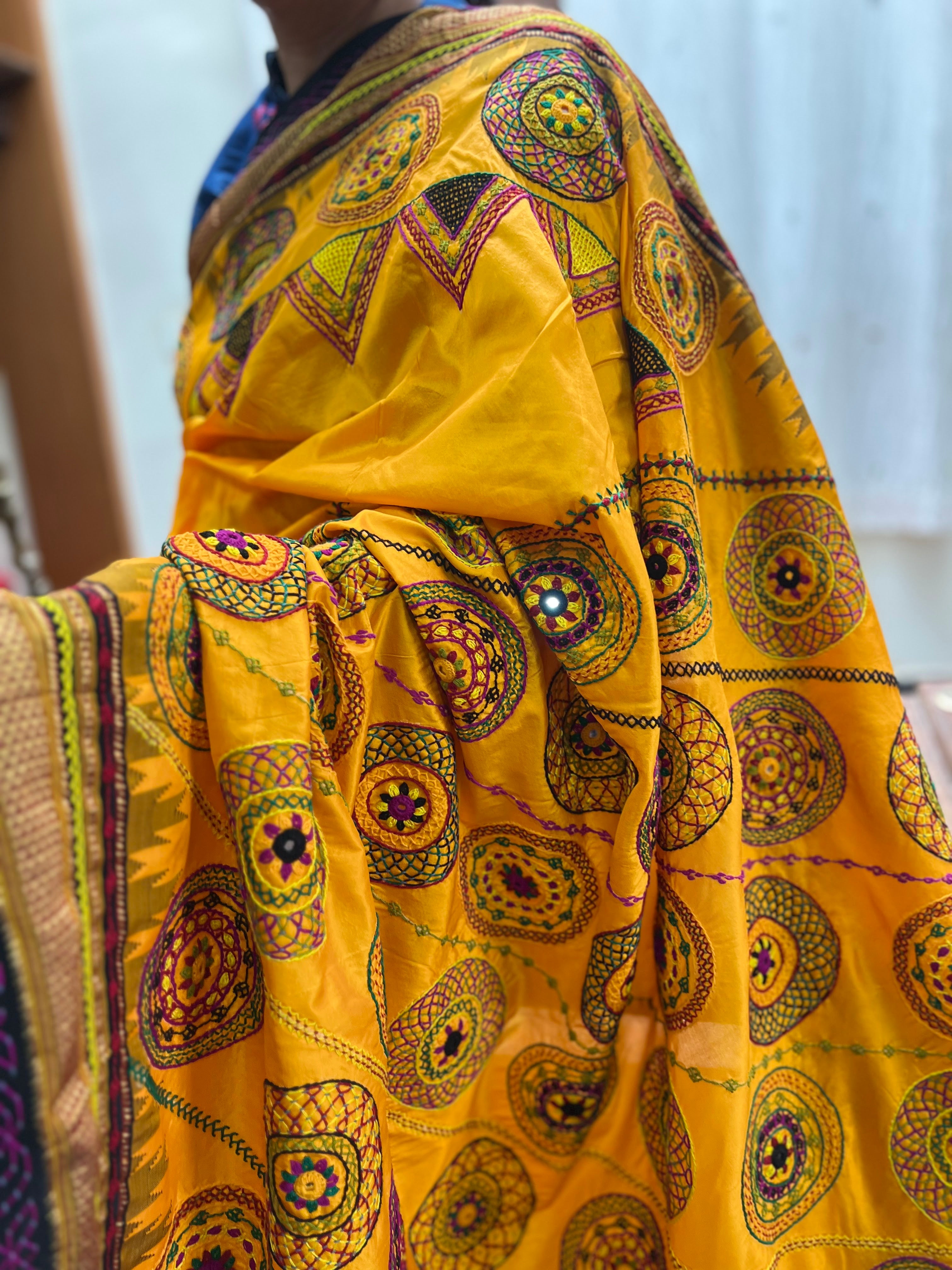 Ilkal silk  Lambani saree